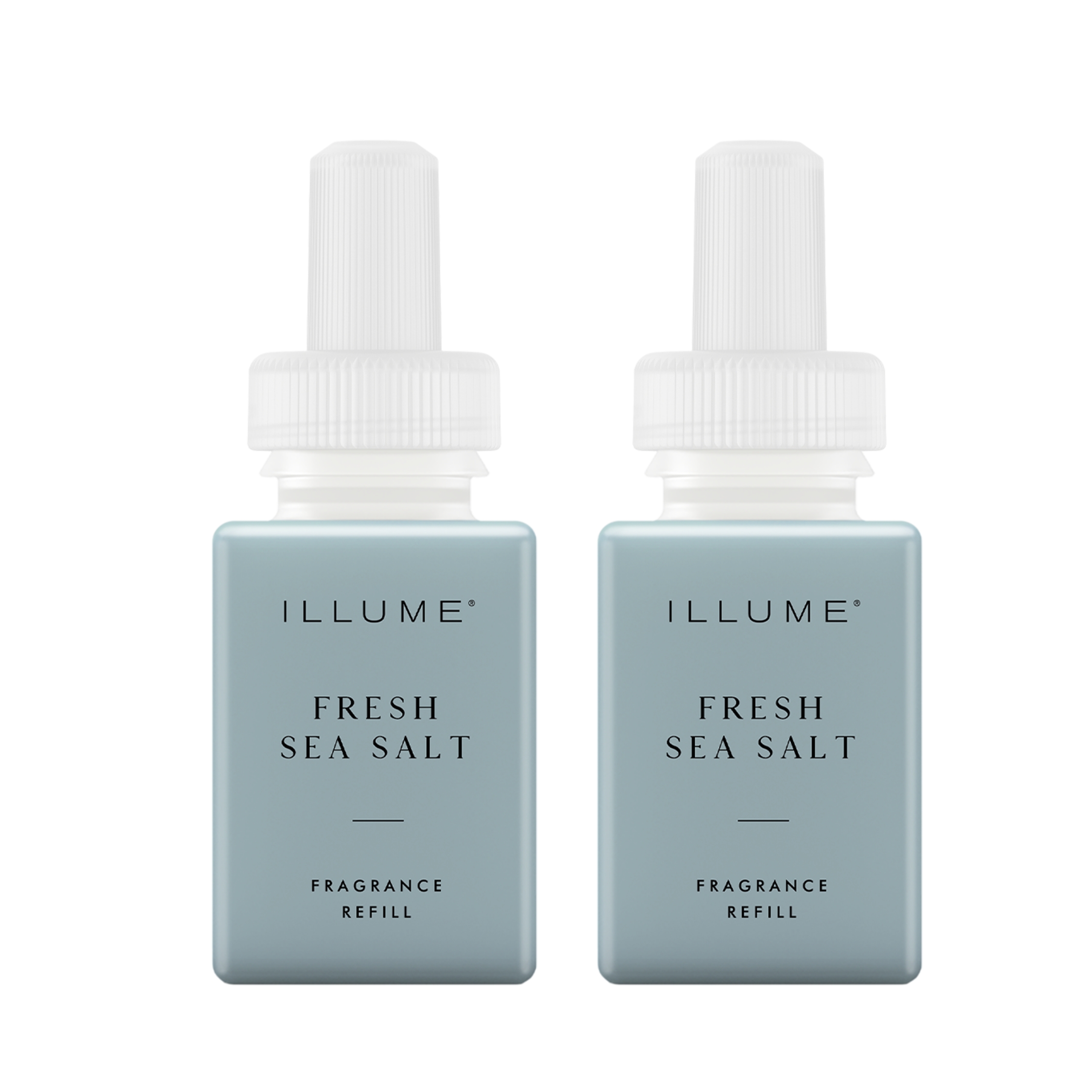 Pura and Illume - Fragrance for Smart Home Air Diffusers - Room Freshener - Aromatherapy Scents for Bedrooms & Living Rooms - Odor Eliminator - 2 Pack - Fresh Sea Salt