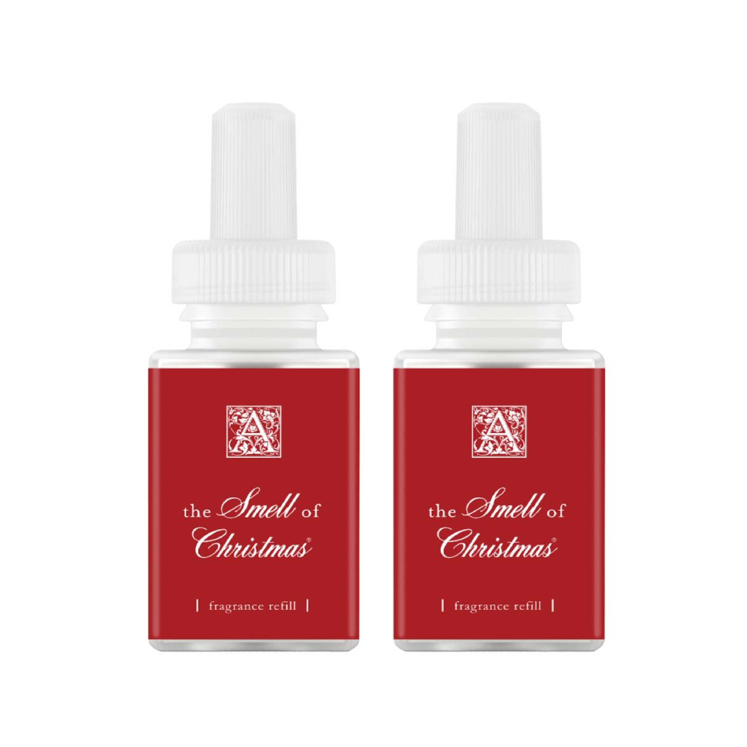 Pura and Aromatique - Fragrance for Smart Home Air Diffusers - Room Freshener - Aromatherapy Scents for Bedrooms & Living Rooms - Odor Eliminator - 2 Pack - The Smell of Christmas