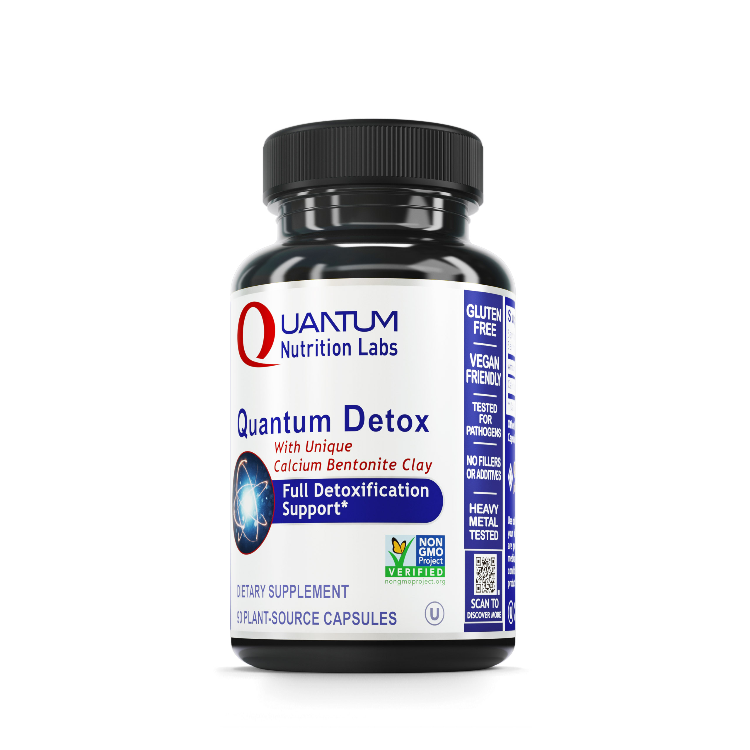 Quantum Detox - Promotes Whole Body Detox Cleanse - Liver and Colon Cleanse Supplement - Vegan, Gluten-Free, Non-GMO - 90 Capsules