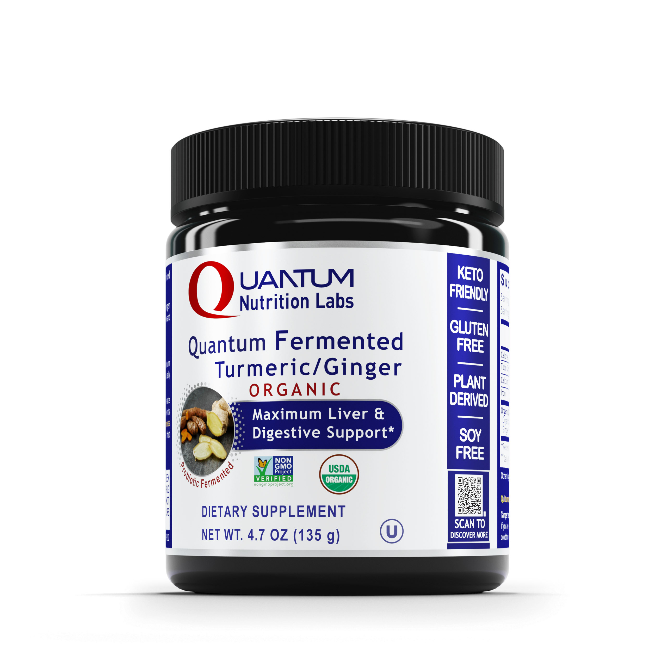 Qultured Turmeric Blend, 4.7 Oz Powder