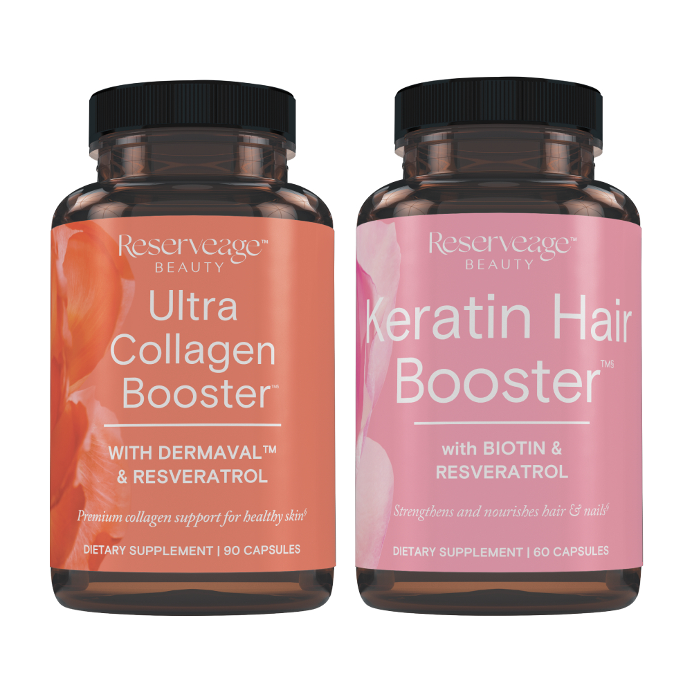 Reserveage- Ult collagen booster caps 90 and Keratin booster caps 60ct