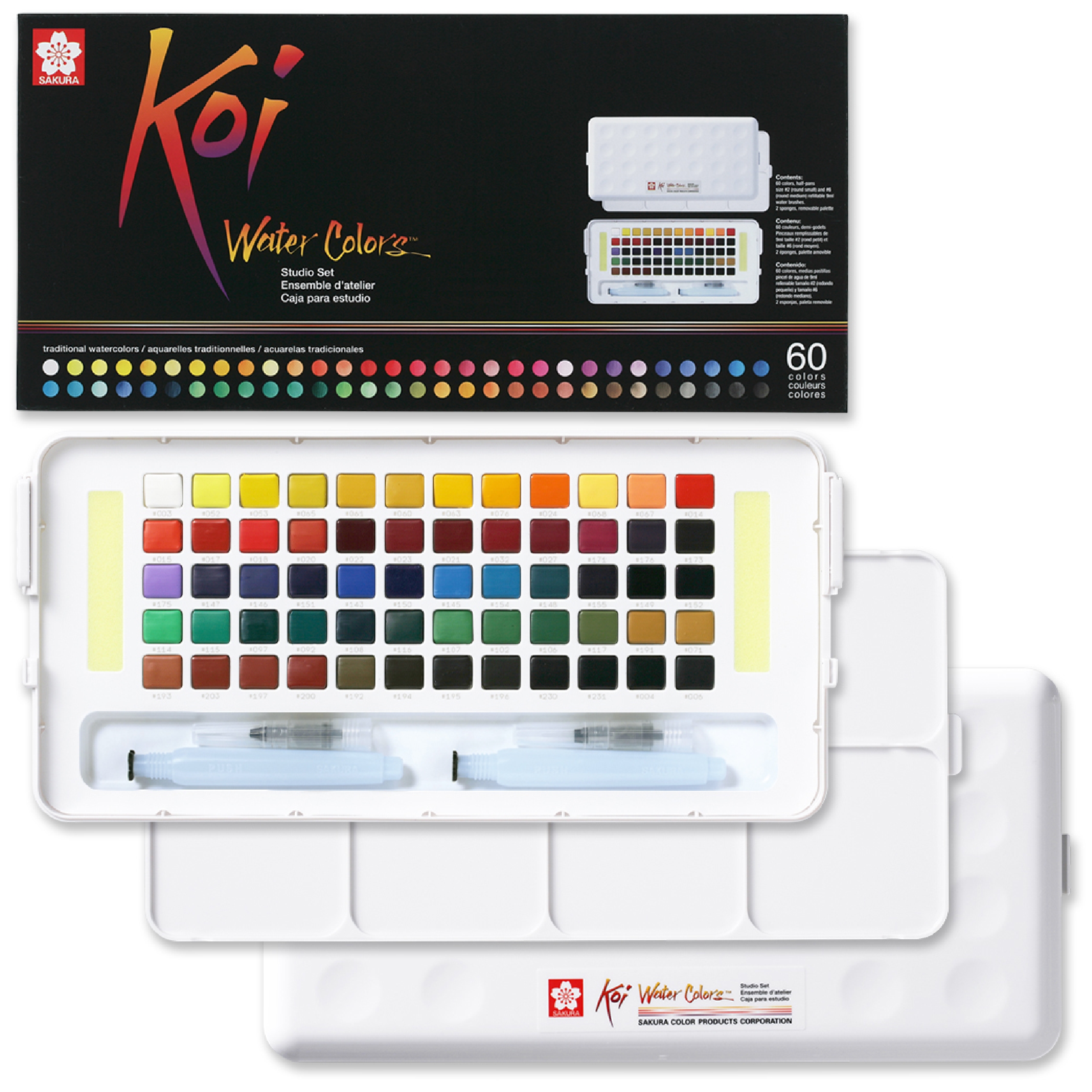 Sakura Studio Set Koi Watercolor Kit, 60