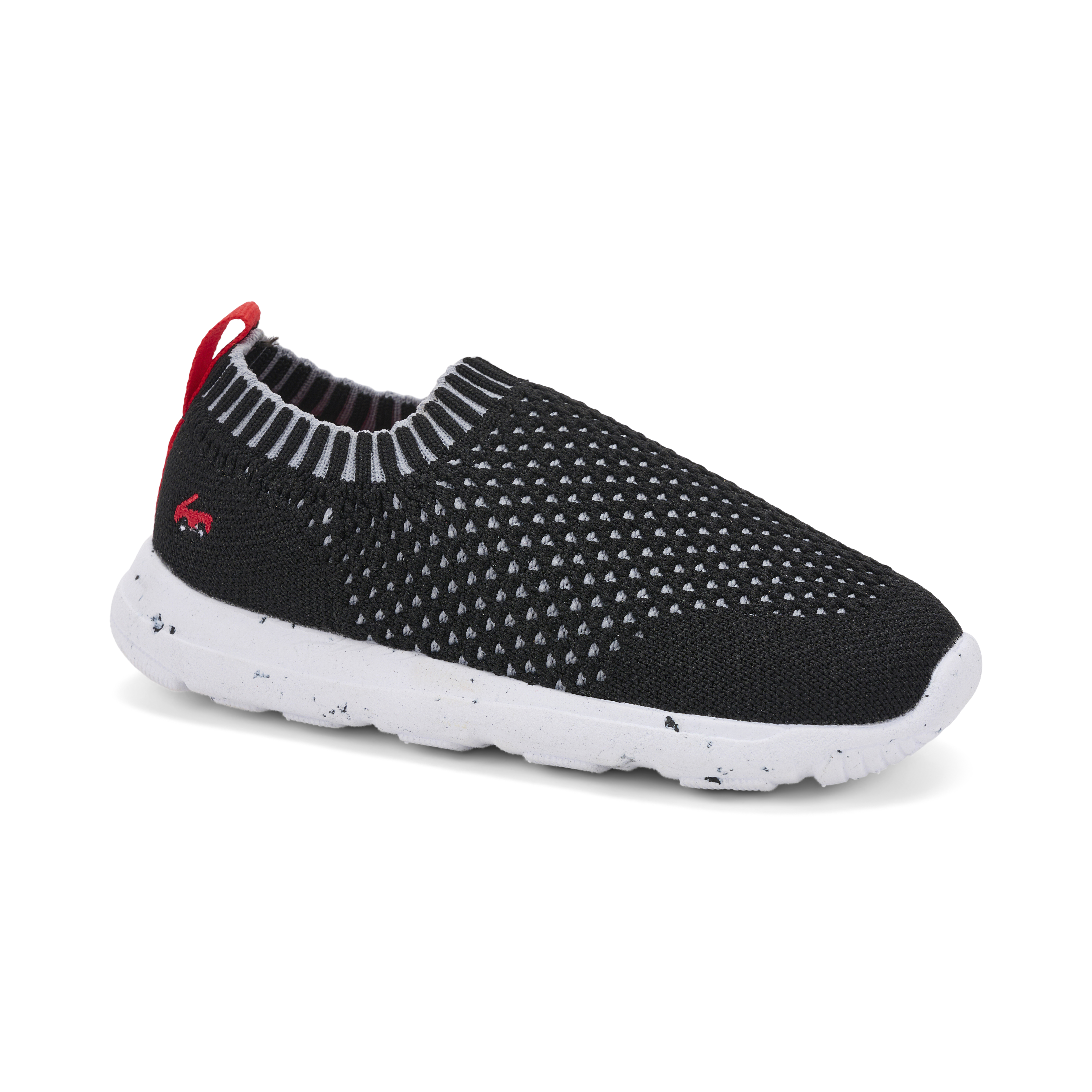 See Kai Run - Ryder Knit FlexiRun Slip-on Athletic Shoe for Little Kids, Black, Toddler 9