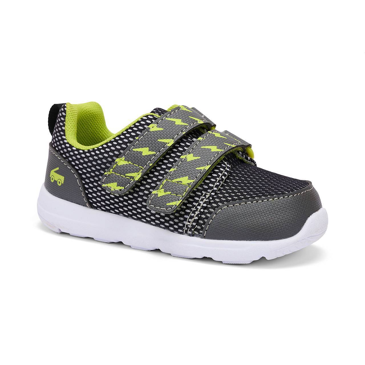 See Kai Run - Ryder Adapt FlexiRun‚Ñ¢ Adaptive Athletic Shoe for Little Kids, Black, 12