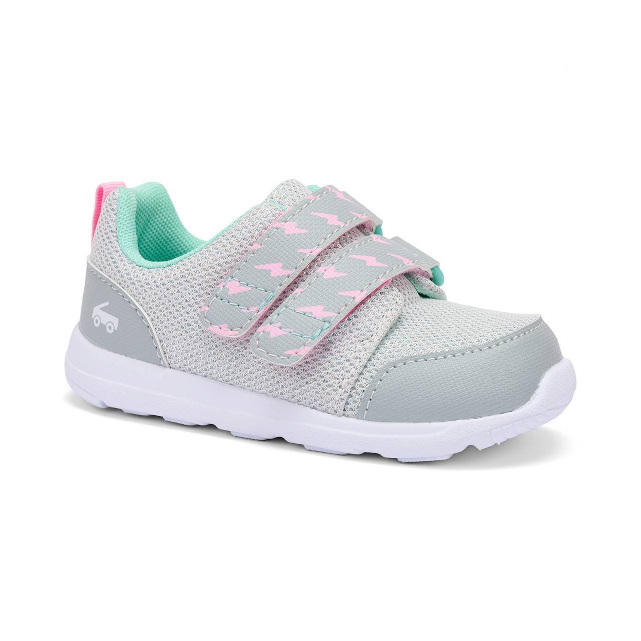 See Kai Run - Ryder Adapt FlexiRun‚Ñ¢ Adaptive Athletic Shoe for Little Kids, Silver, 11