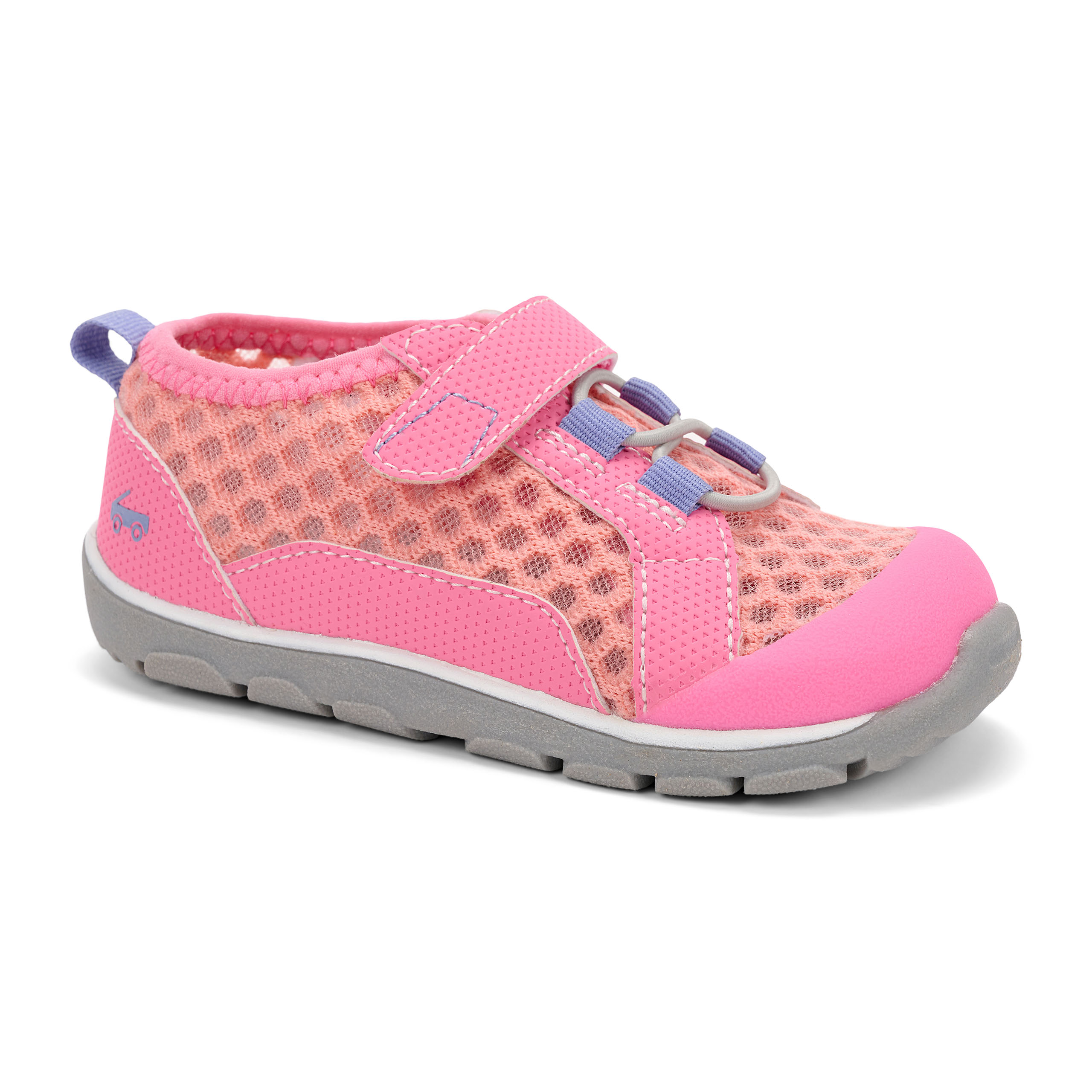 See Kai Run - Anker Water-Friendly Active Shoe for Toddlers, Coral/Multi, 8