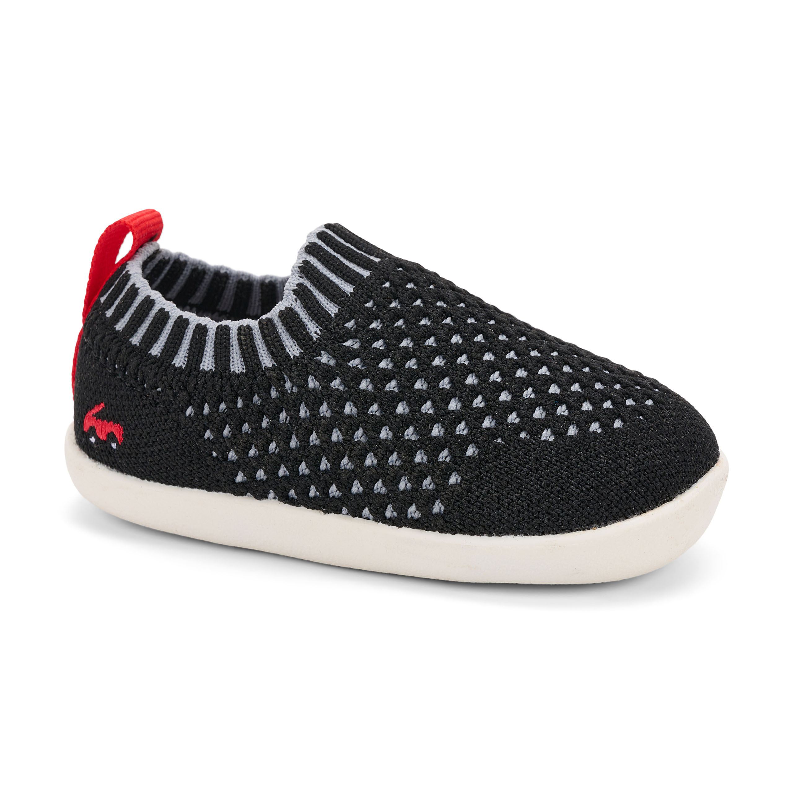 See Kai Run - Baby Knit Slip-on Shoe for Infants, Black, Infant 5