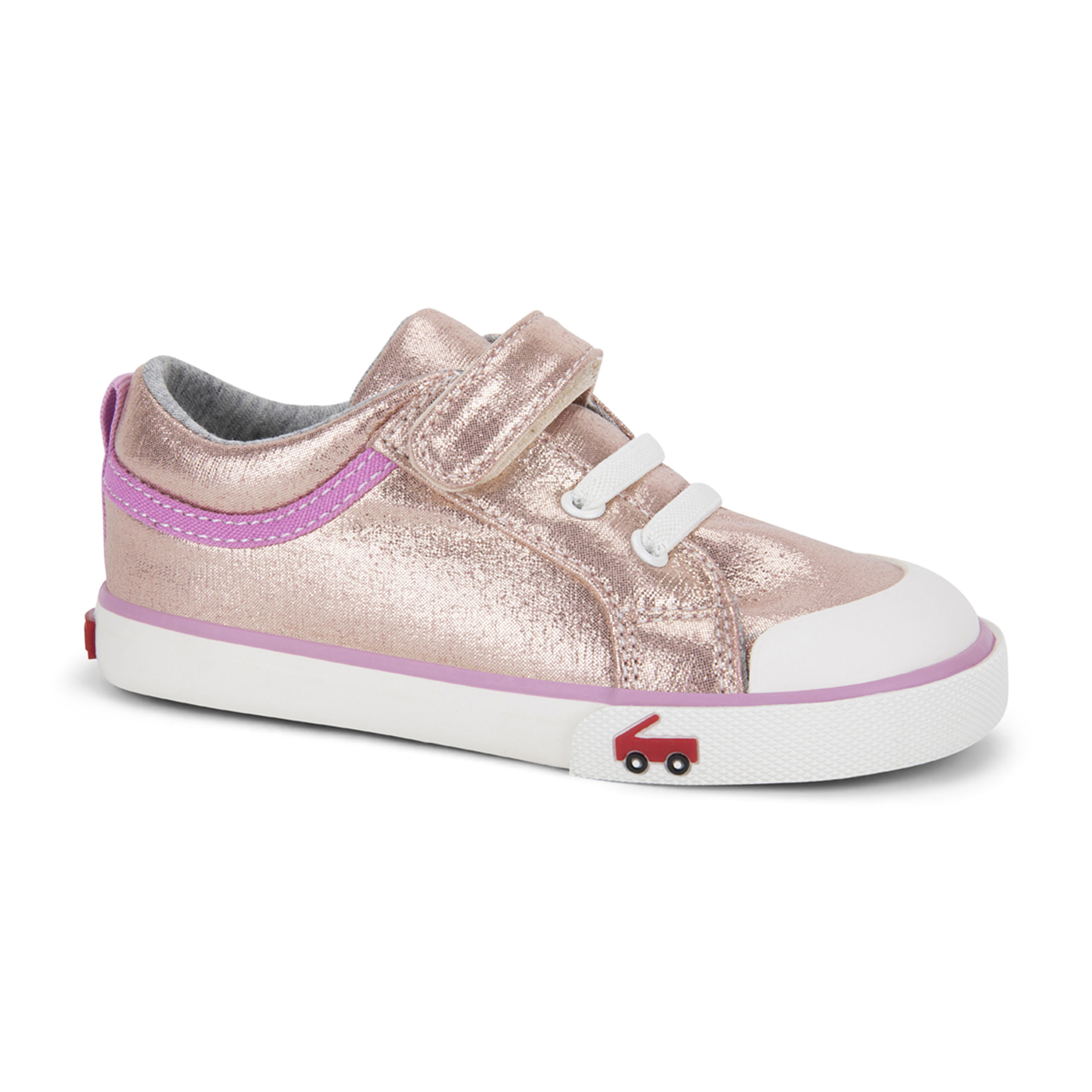 See Kai Run, Kristin Sneakers for Kids, Rose Shimmer, 9 M Toddler