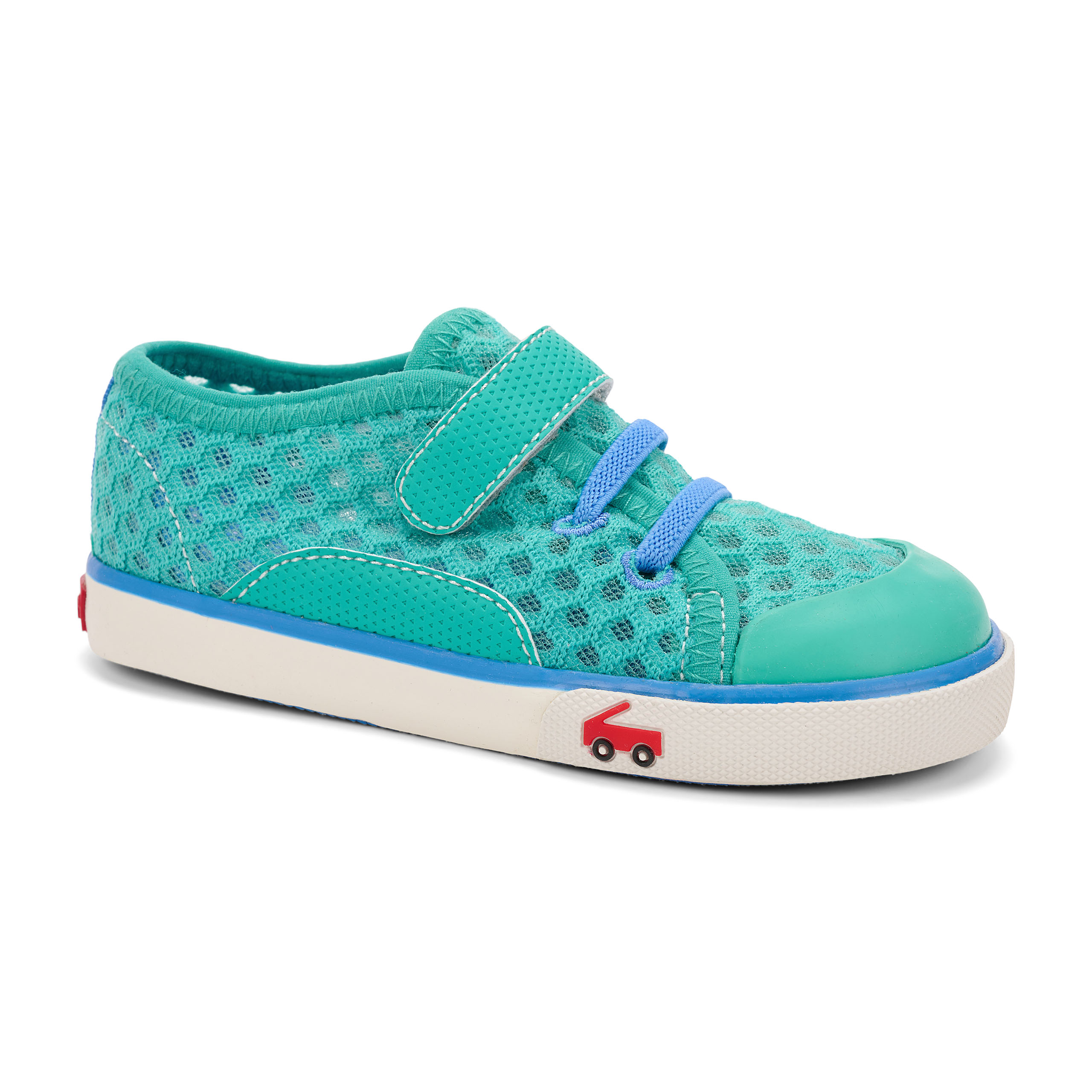 See Kai Run, Stevie II Sneakers for Kids, Red/Blue, 9.5 M Toddler