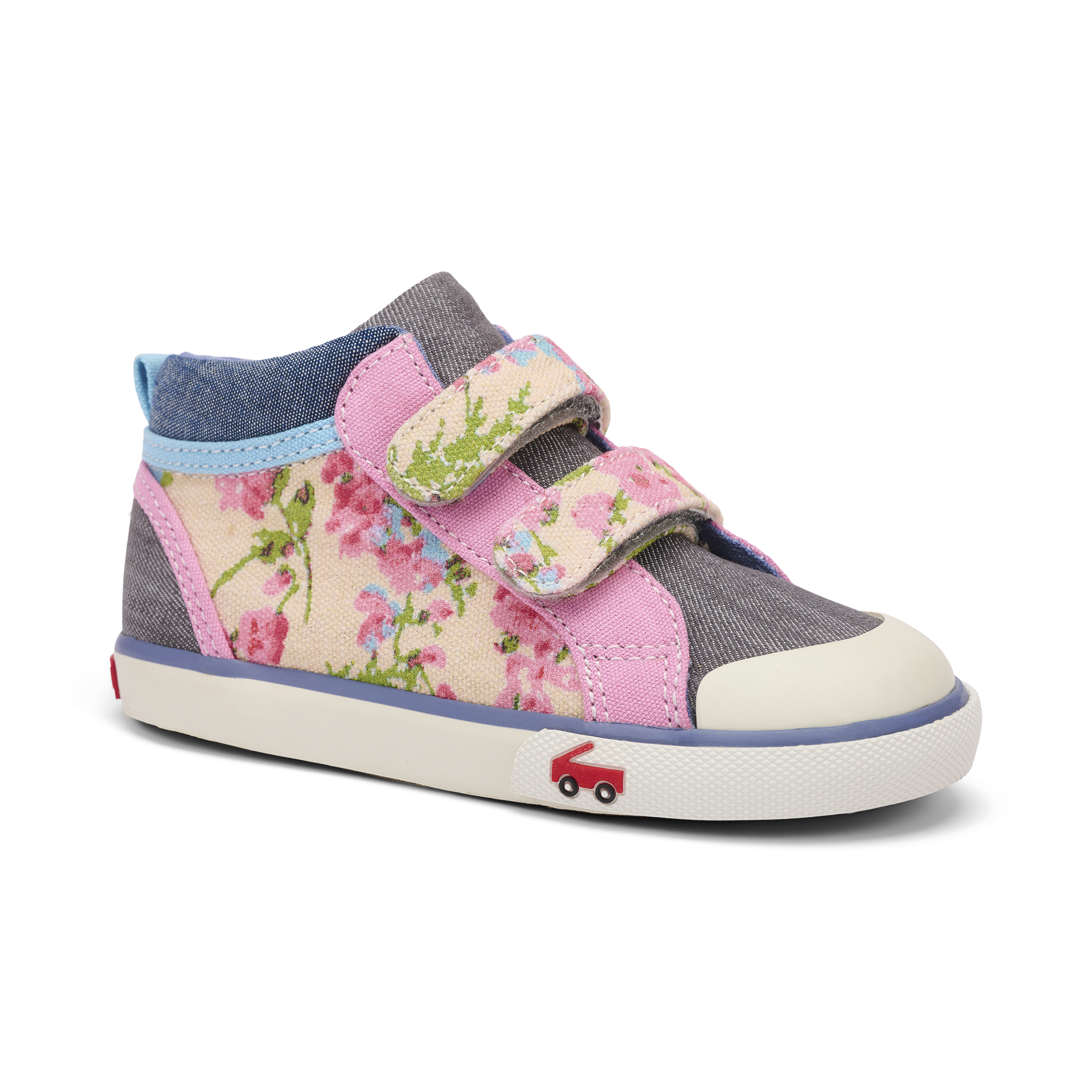 See Kai Run, Italya Slip-On Sneakers for Kids, Silver Sky, 5 M US Toddler