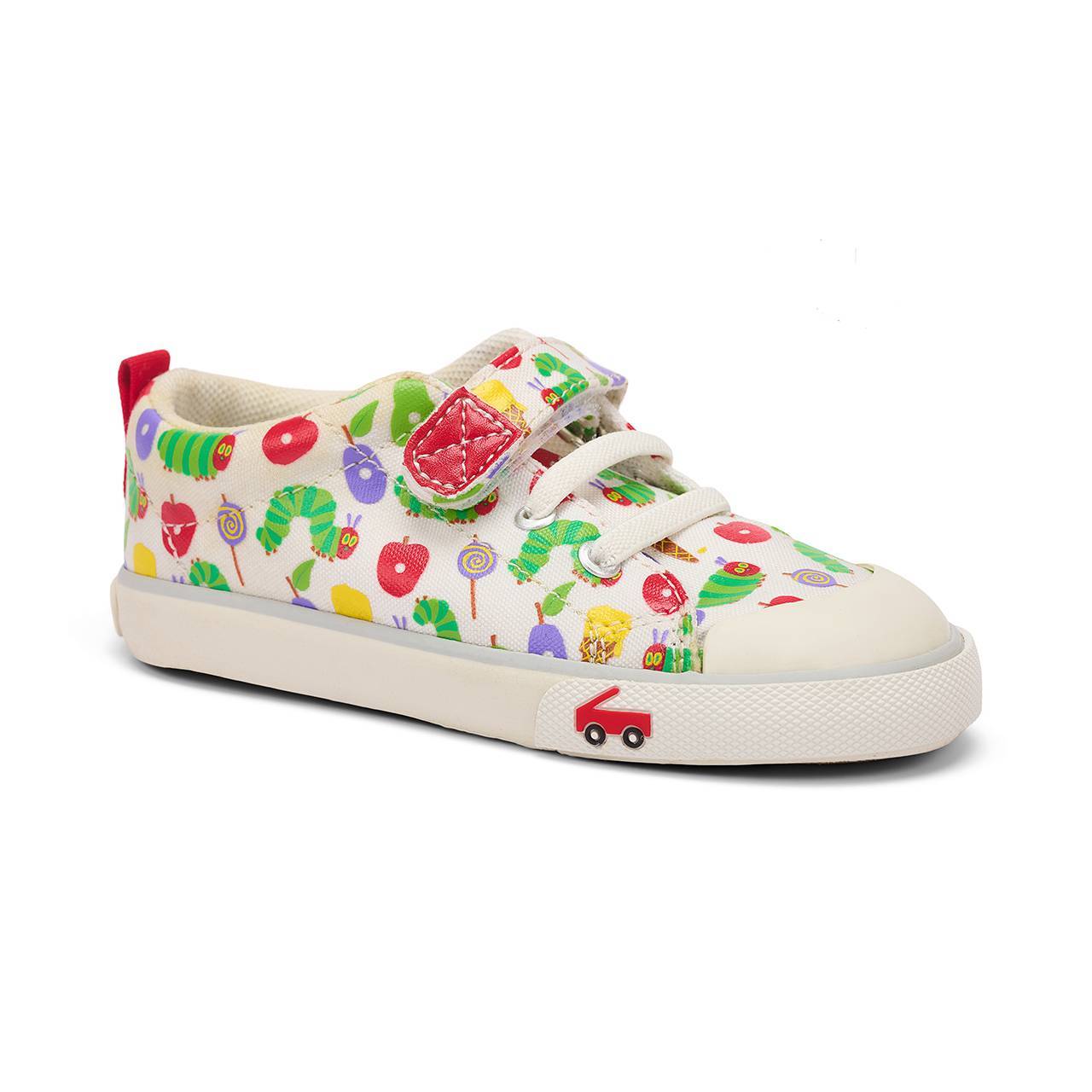 See Kai Run - Stevie II Sneaker for Little Kids, White/The Very Hungry Caterpillar‚Ñ¢, 10.5