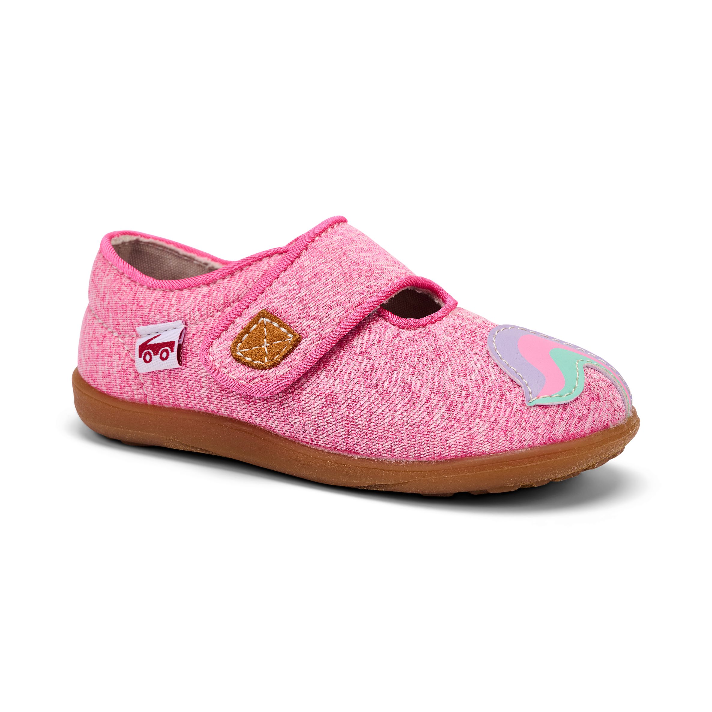 See Kai Run - Cruz II Slipper for Toddlers, Pink Jersey Unicorn, 6