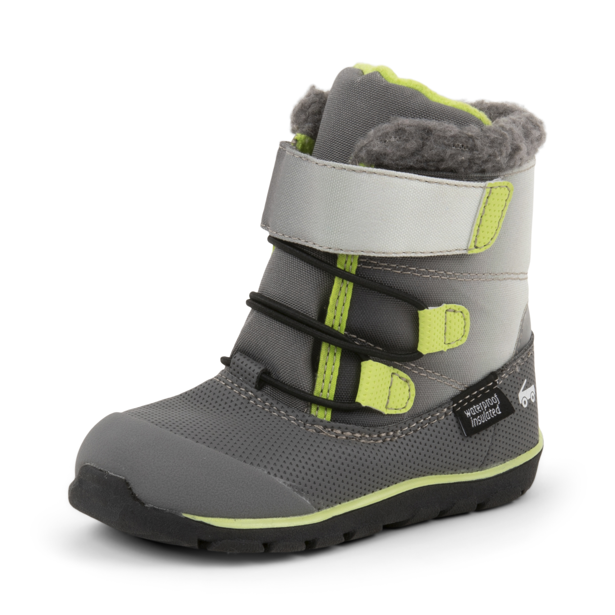 See Kai Run - Gilman Waterproof Insulated Boot for Little Kids, Gray/Gradient, Little Kid 11
