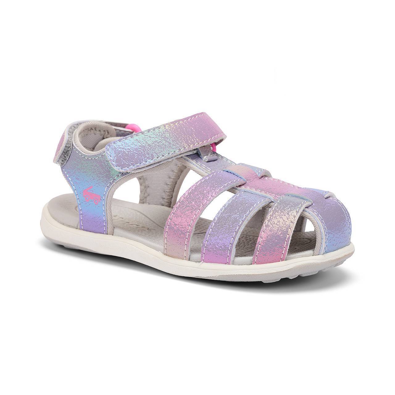 See Kai Run - Paley II Fisherman Sandal for Toddlers, Rainbow Multi, 10