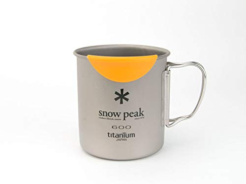 Snow Peak Titanium Single-Wall Hot Lips Mug - Durable & Lightweight - Camping - 3.2 oz