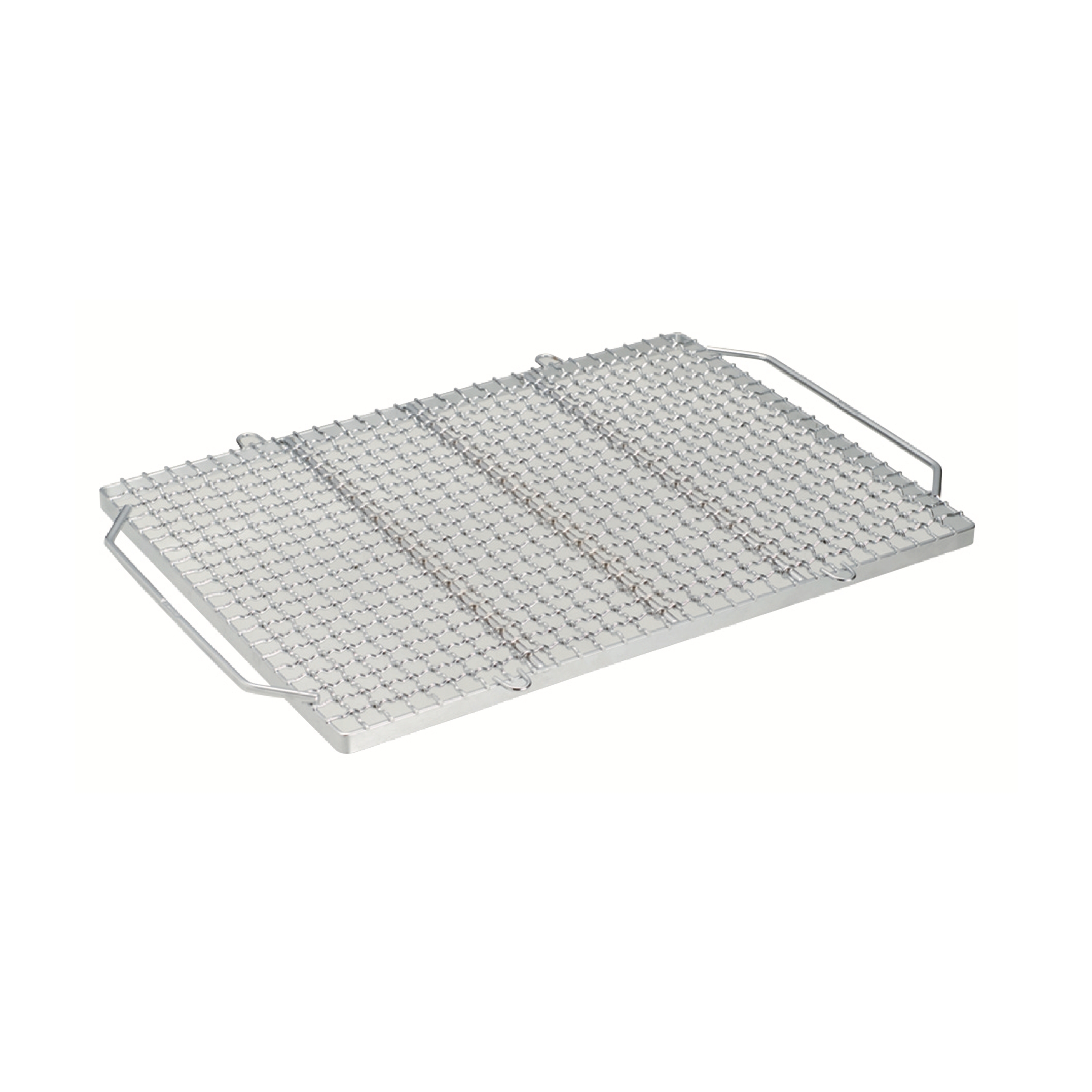 Snow Peak Fireplace Grill - Fireplace Grilling Accessories - Chrome-Coated Steel - 2.8 Ibs - Large
