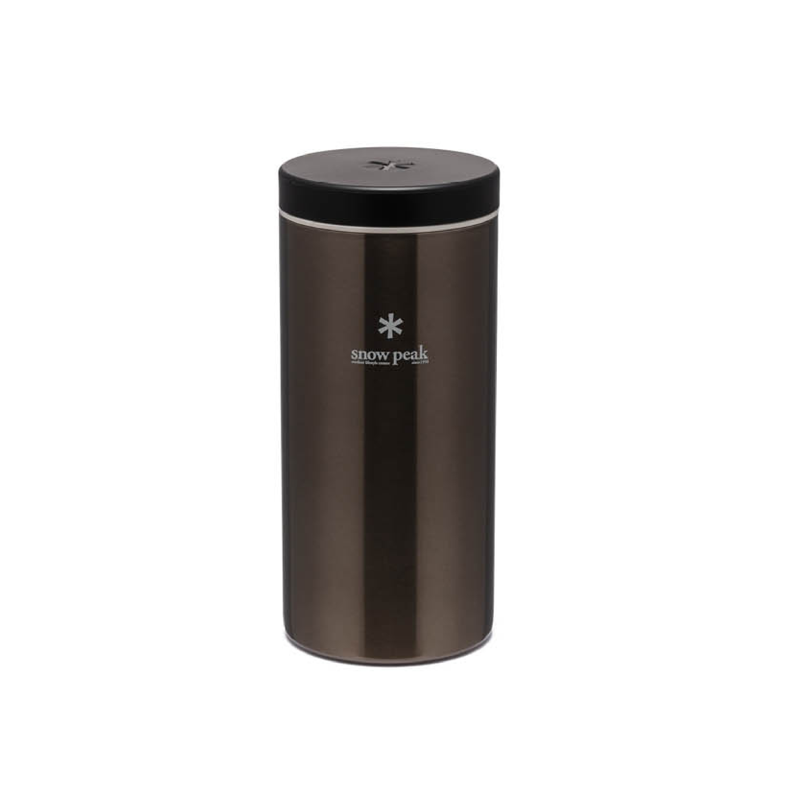 Snow Peak Kanpai Bottle - Sturdy Insulated Bottle for Coffee & Tea - Stainless Steel - 13.2 fl oz - Dark Silver