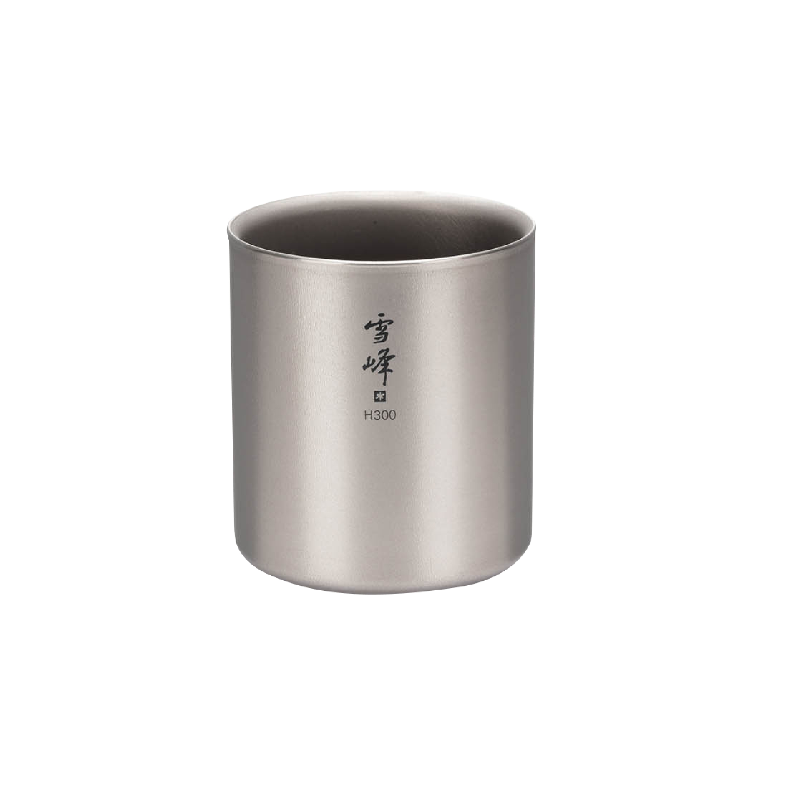 Snow Peak Double-Wall Insulated Mug - Hot & Cold Beverages - Titanium Mug - 10.1 fl oz
