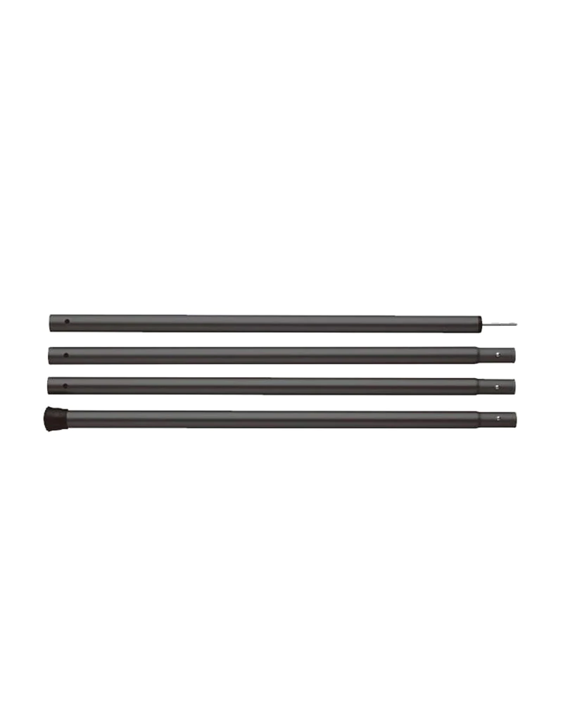 Snow Peak TP-002BK Wing Pole for Tent and Tarp, Black, 94.5 inches (240 cm)