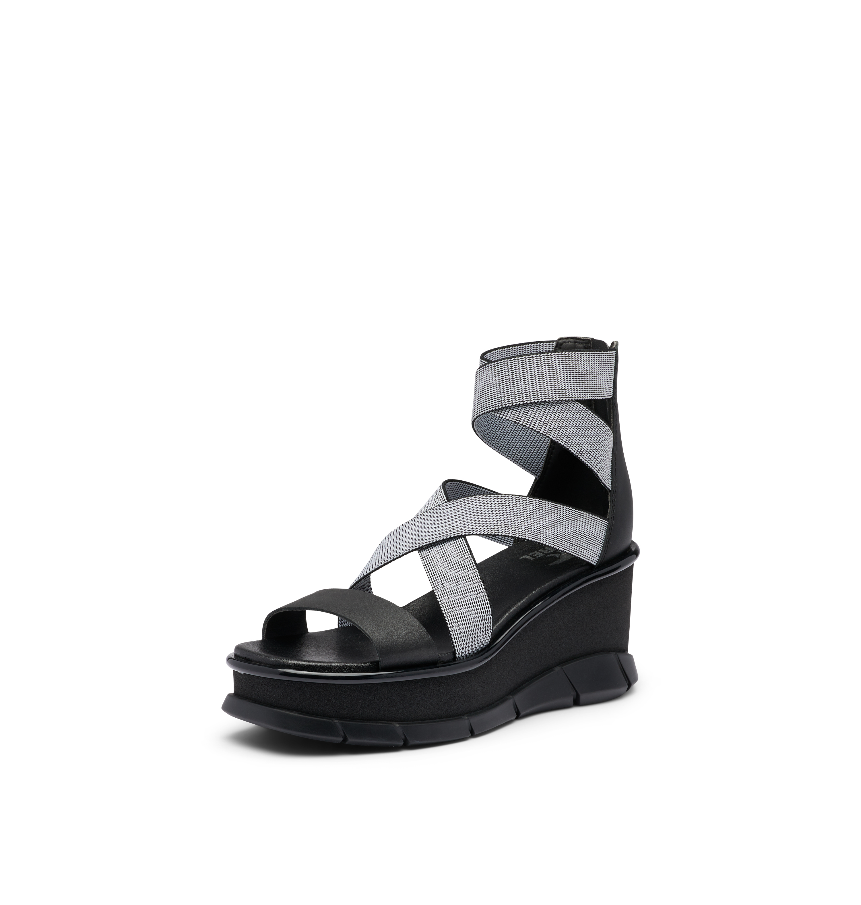 SOREL Women's Joanie III Sport Strap Sandals - Black, White - Size 10.5