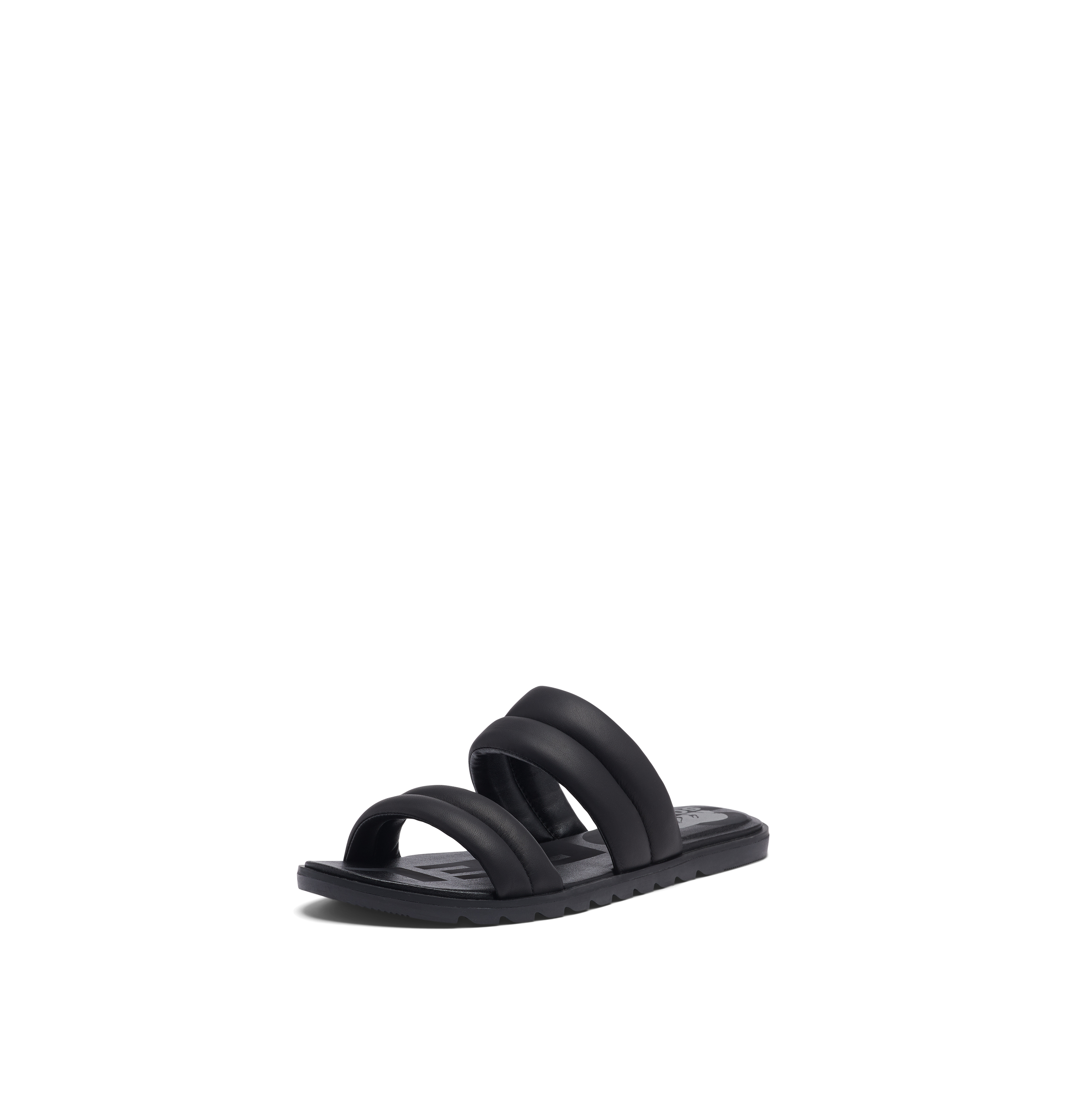 Sorel Women's Ella‚Ñ¢ Ii Puff Slide - Black, Sea Salt - Size 5.5