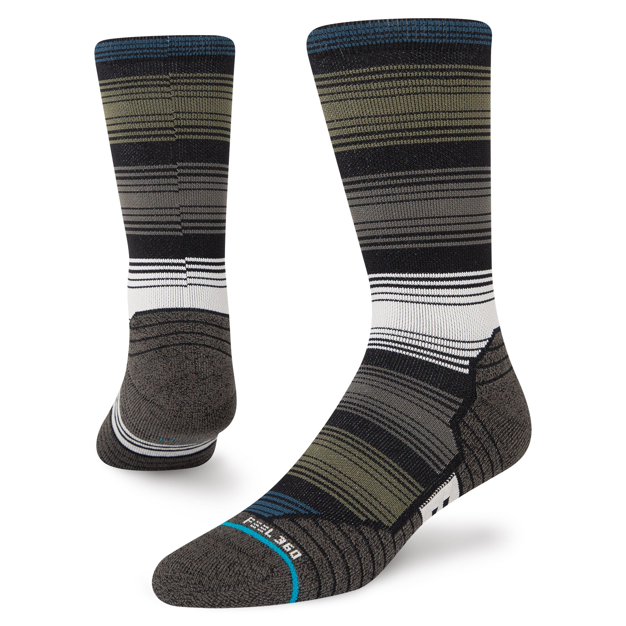 Stance Crew Caliber Socks (Medium, Black)