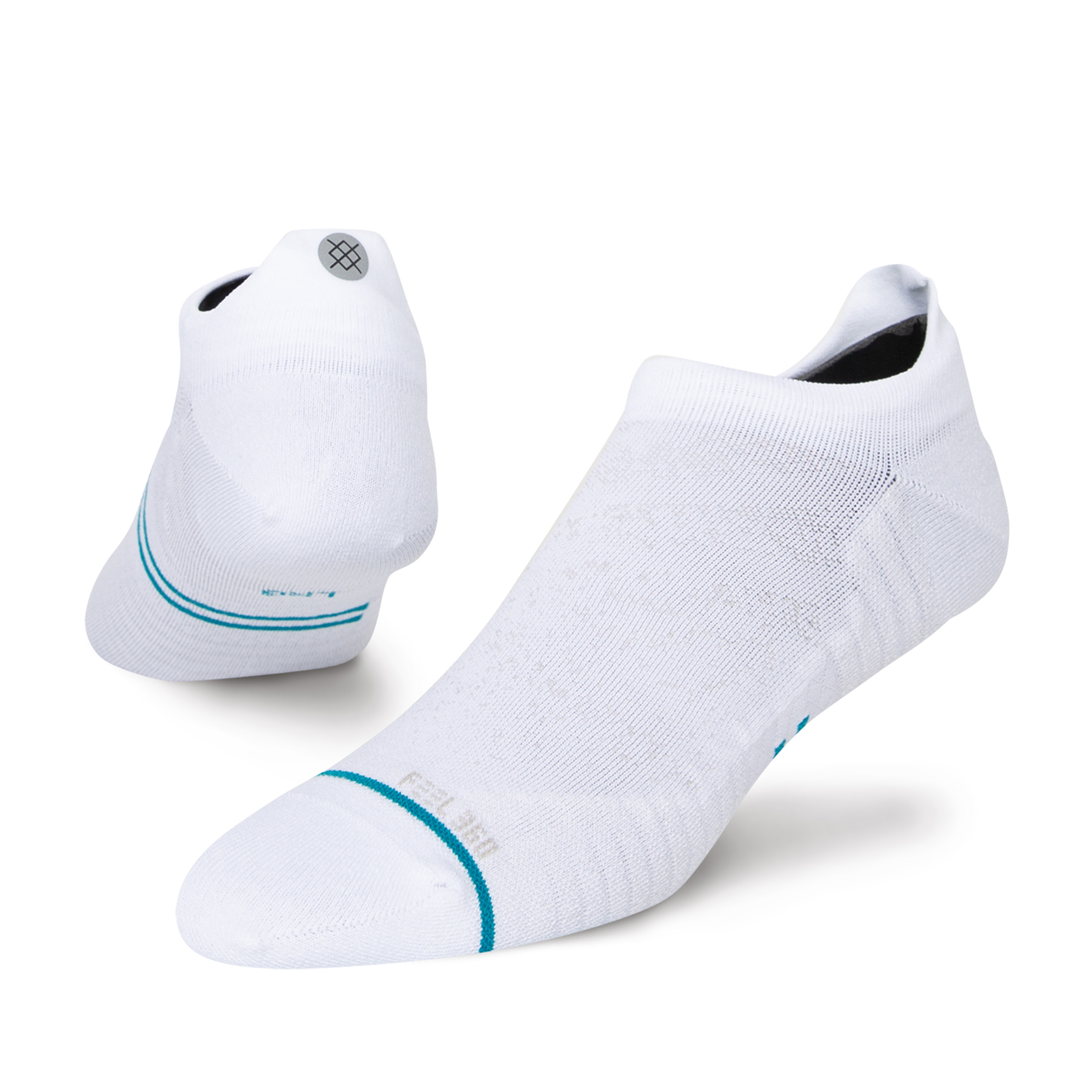 Stance Run Ul Tab Socks (Small, White)