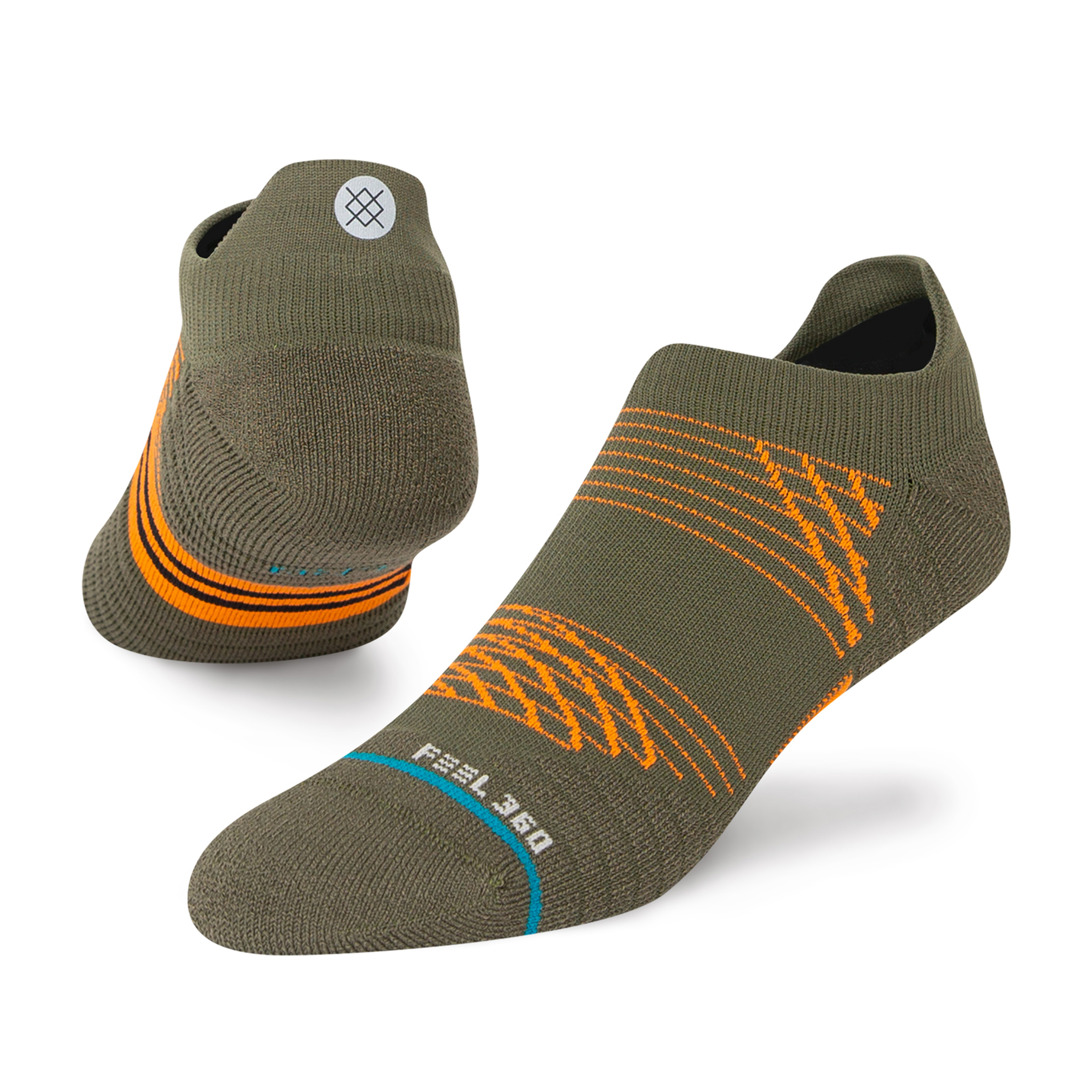 Stance 4X400 Dye Tab Socks (Large, Army)