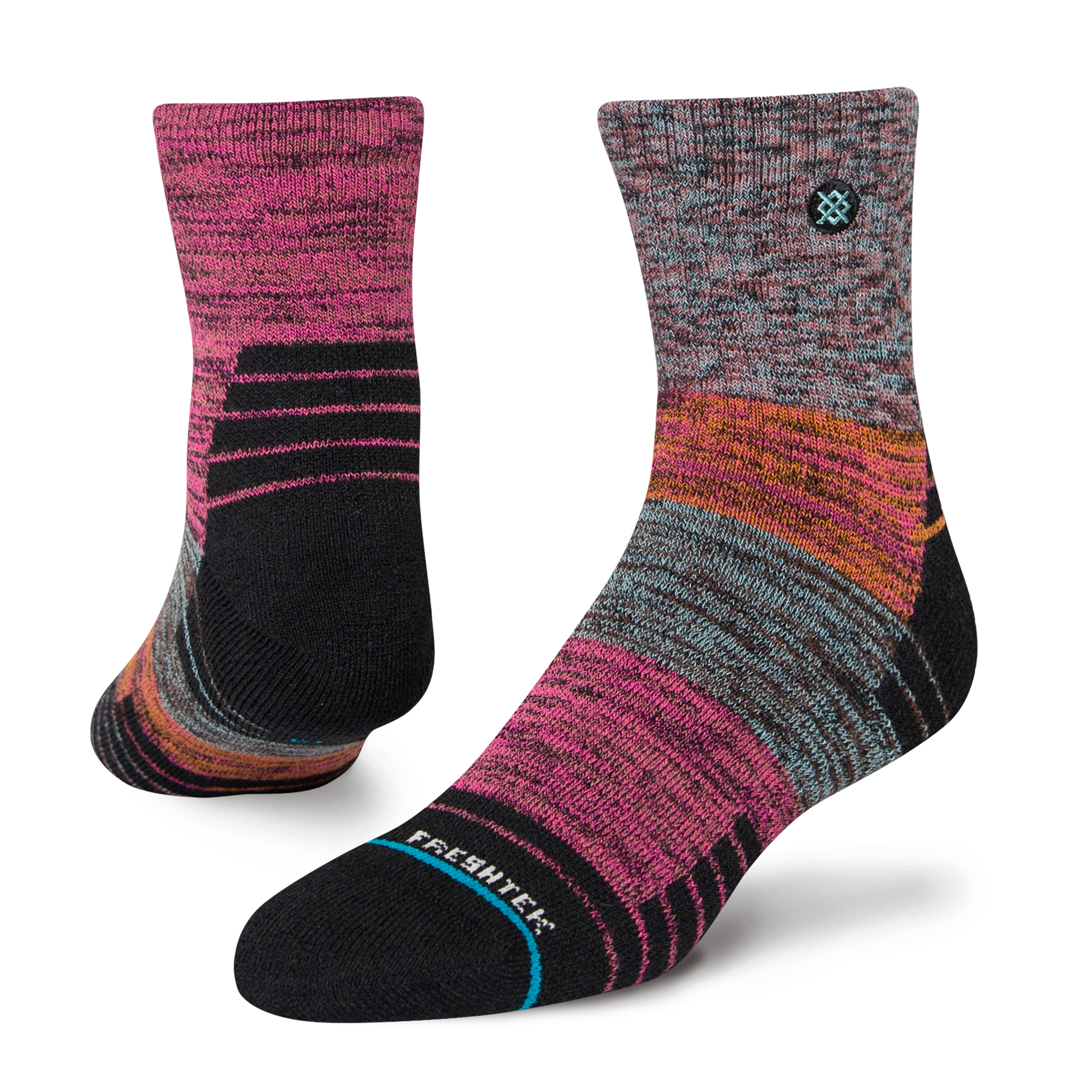 Stance Crossing Paths Quarter Socks (Medium, Multi)