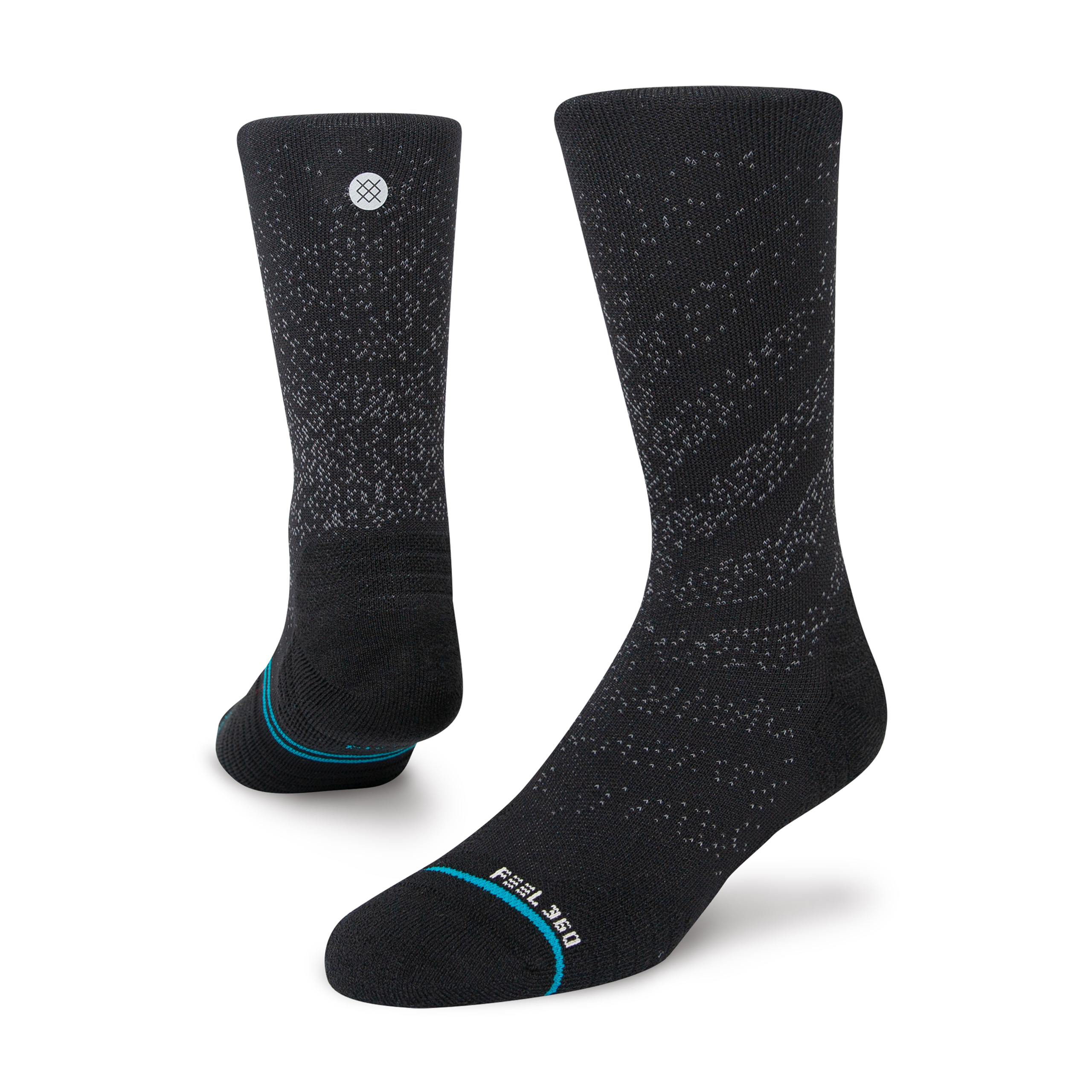 Stance Athletic Crew Socks (Small, Black)