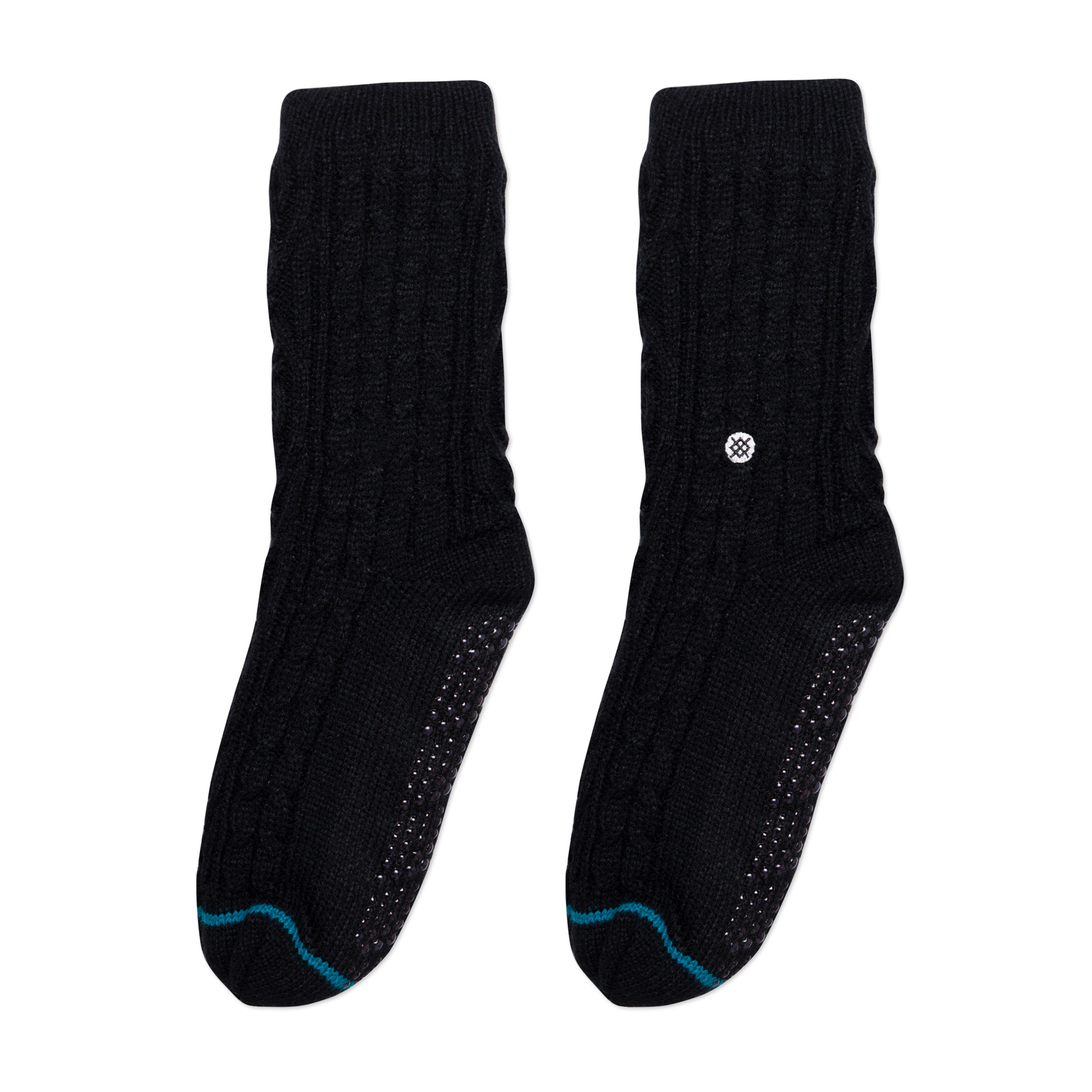 Stance Rowan Slipper Crew Socks (Small, Black)