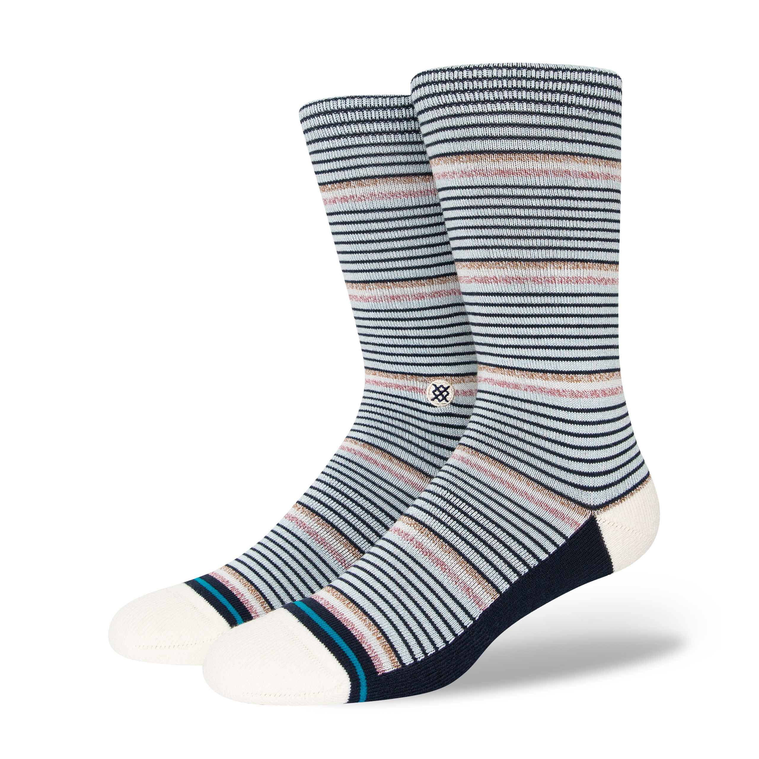 Stance Vicktor Crew Socks (Medium, Navy)