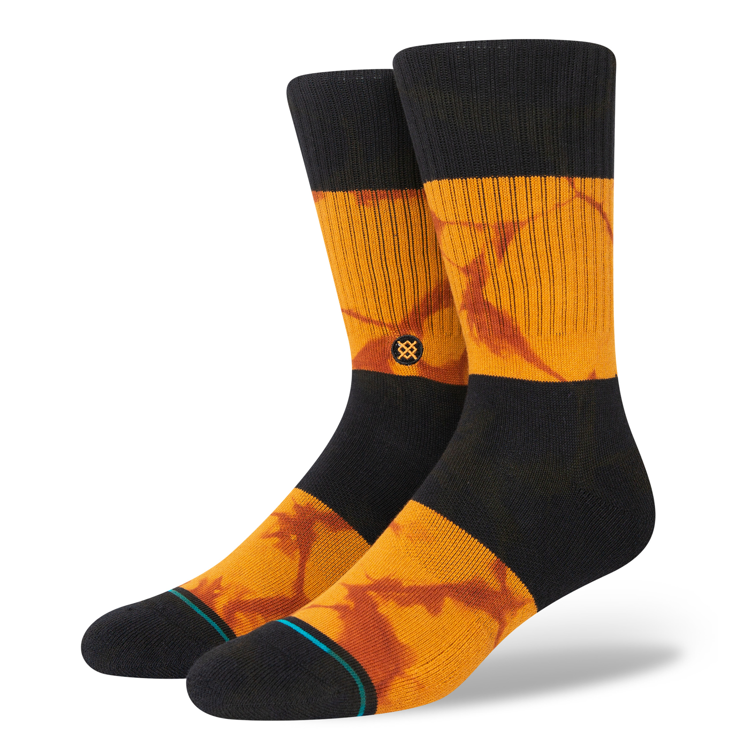 Stance Assurance Crew Socks (Medium, Brown)