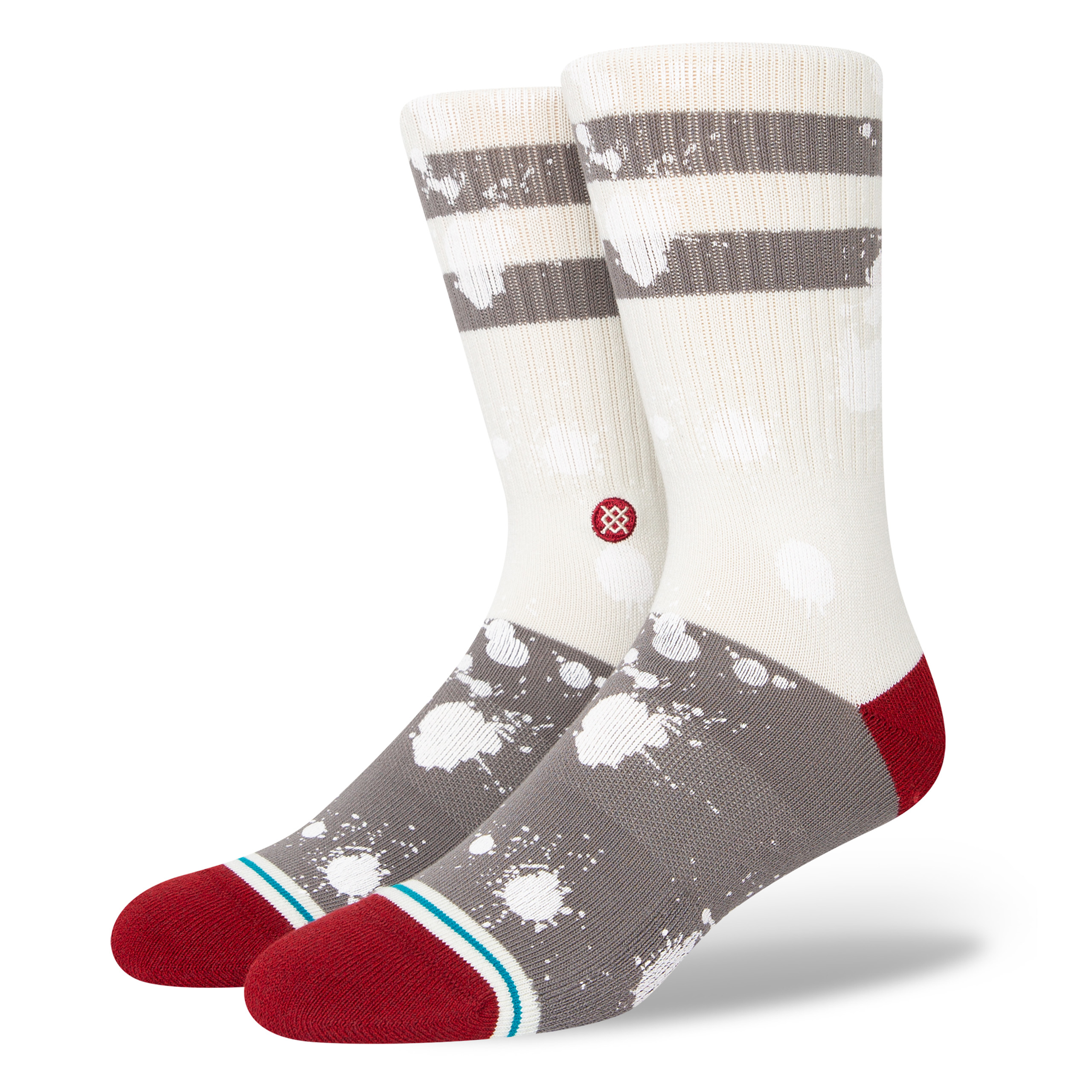 Stance Ishod Custom Crew Socks (Medium, Off White)