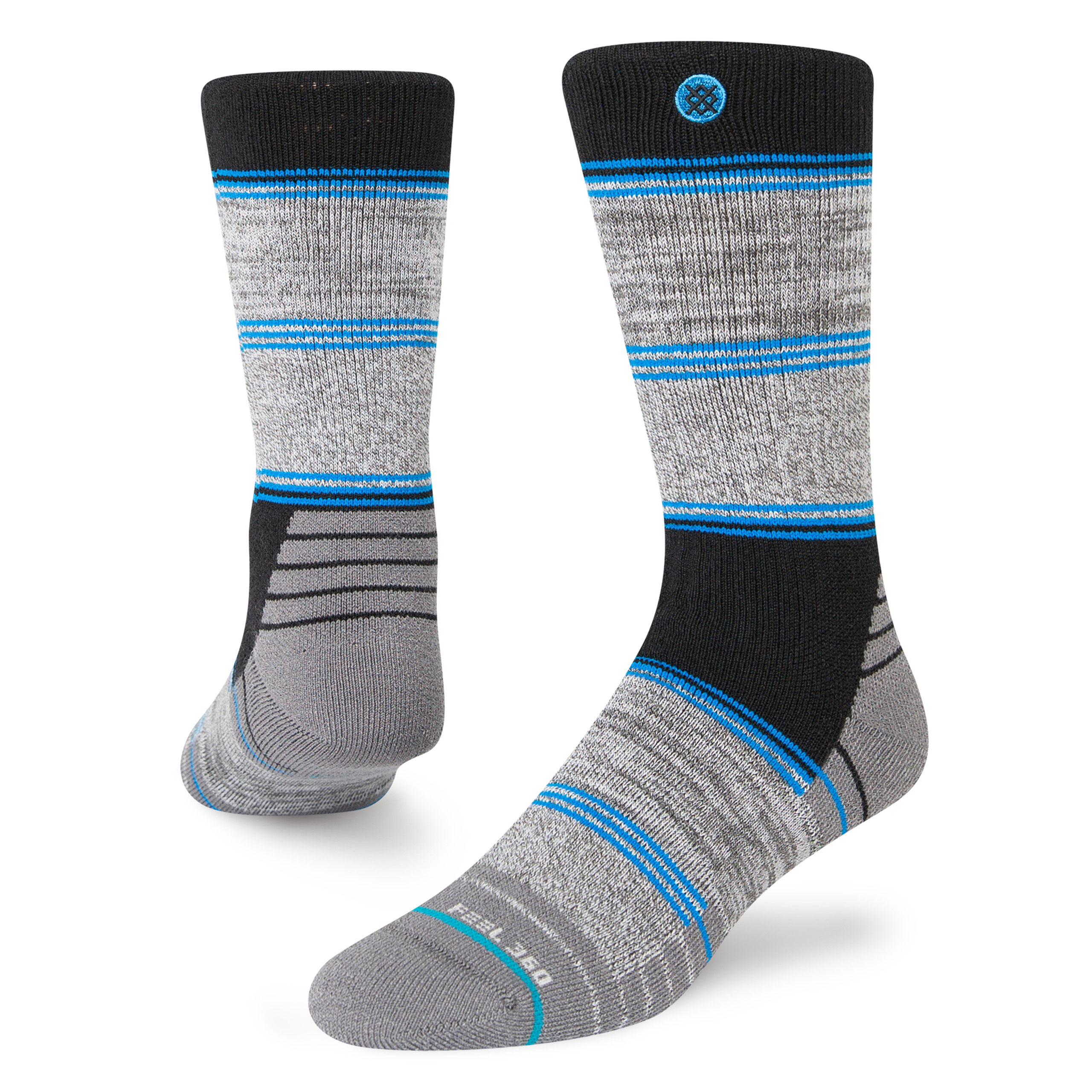 Stance Gorp Crew Socks (Medium, Grey)