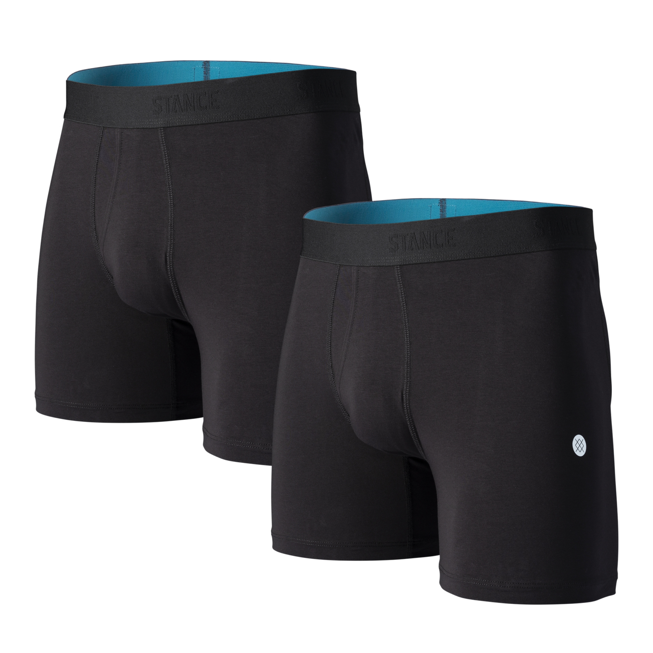 Stance Standard Boxer Brief [2 Pack] (Small, Black)