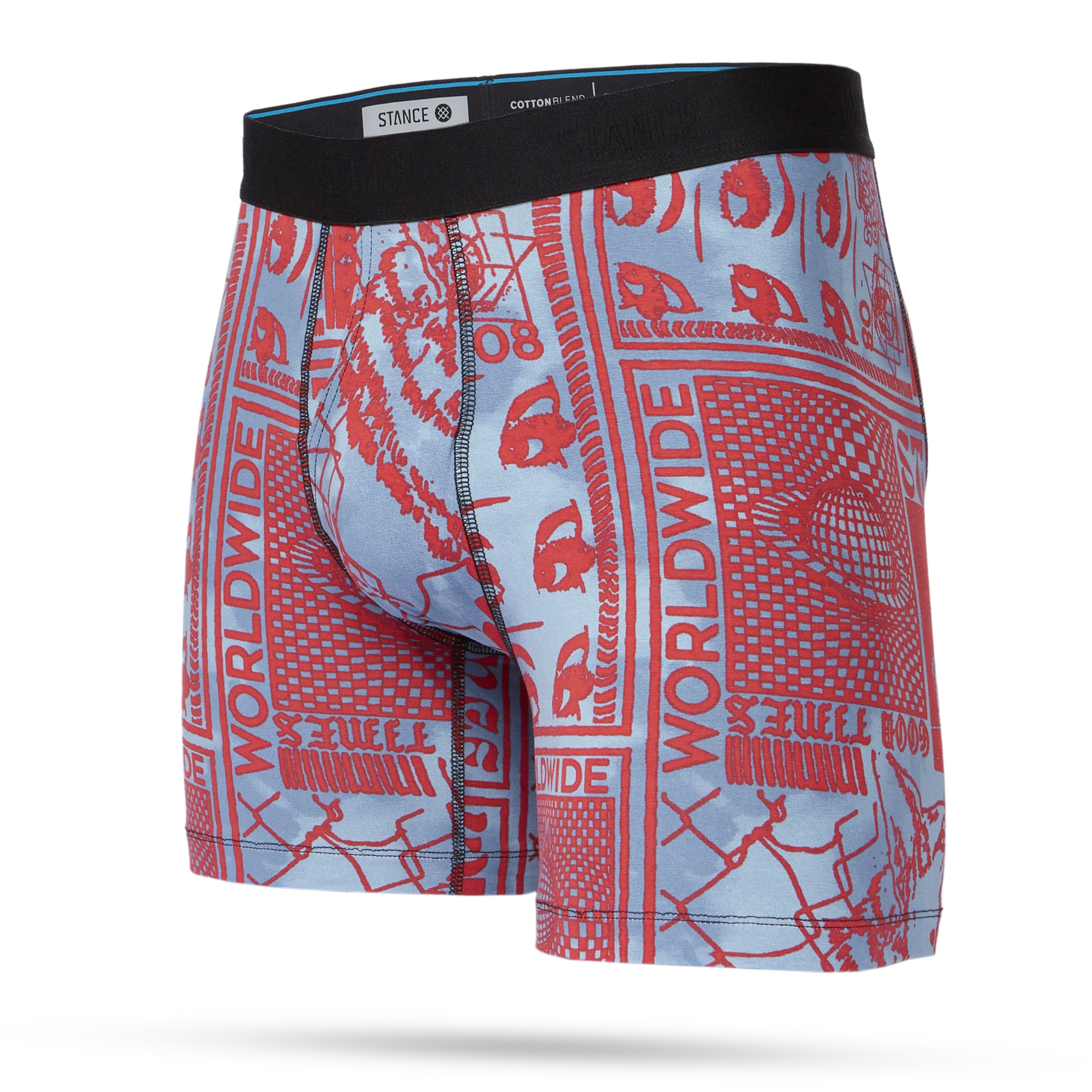 Stance Good Times Boxer Brief (X-Large, Blue)