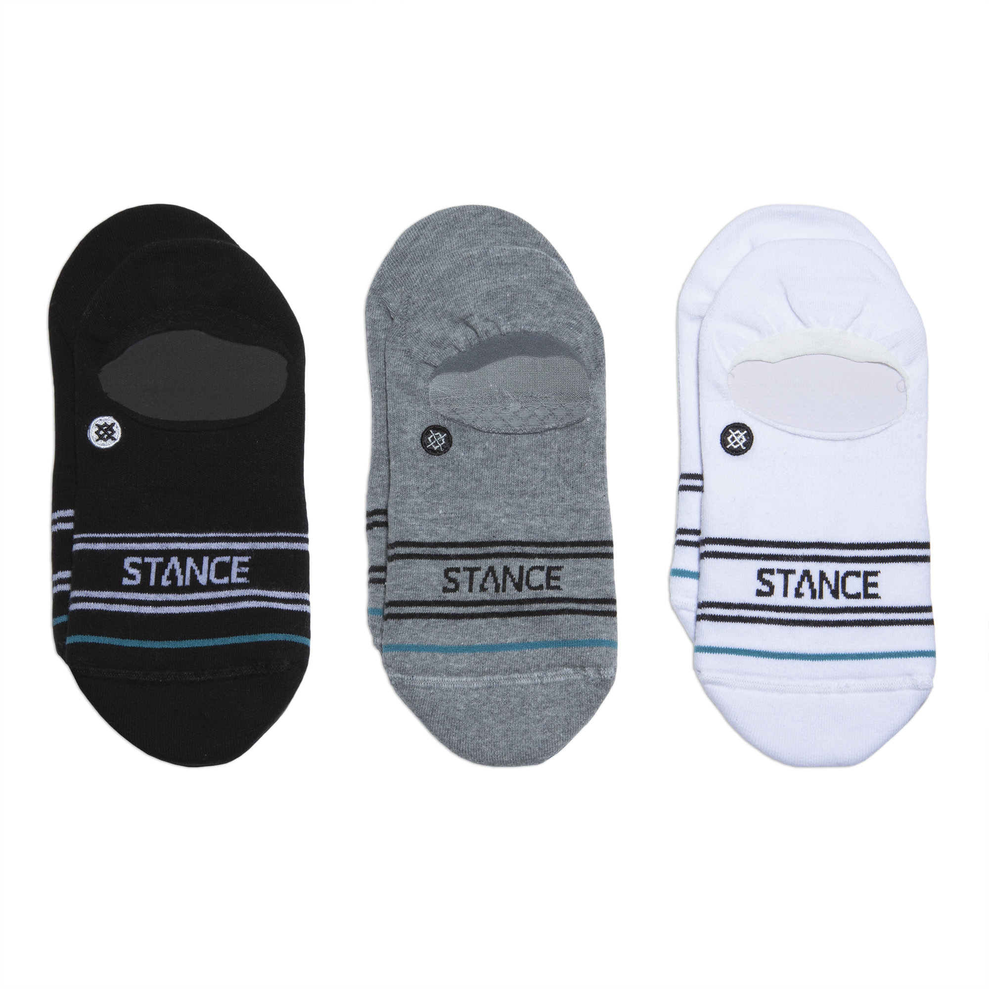Stance Basic No Show Socks [3 Pack] (Small)