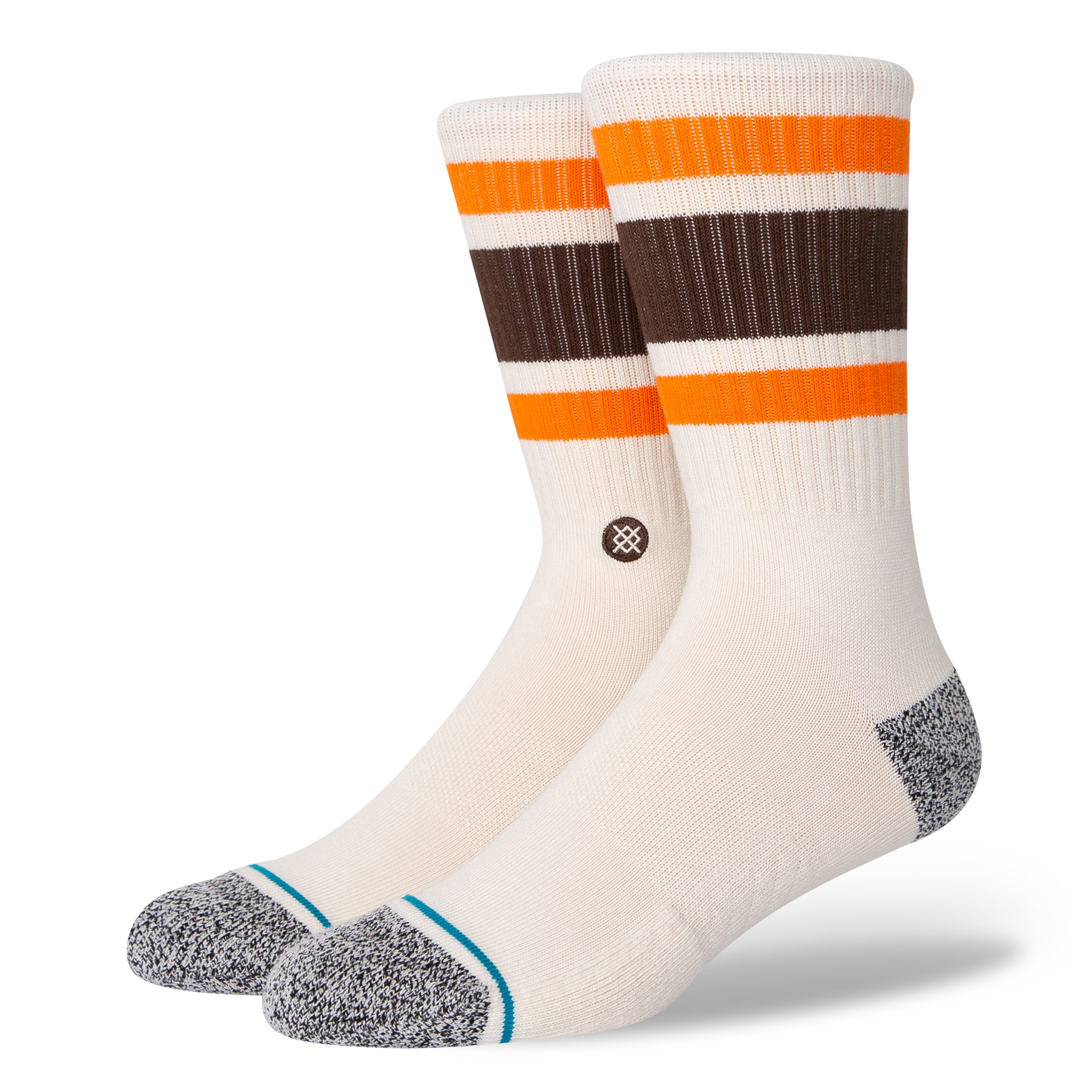 Stance Crew Boyd St Socks (Medium, Off White)