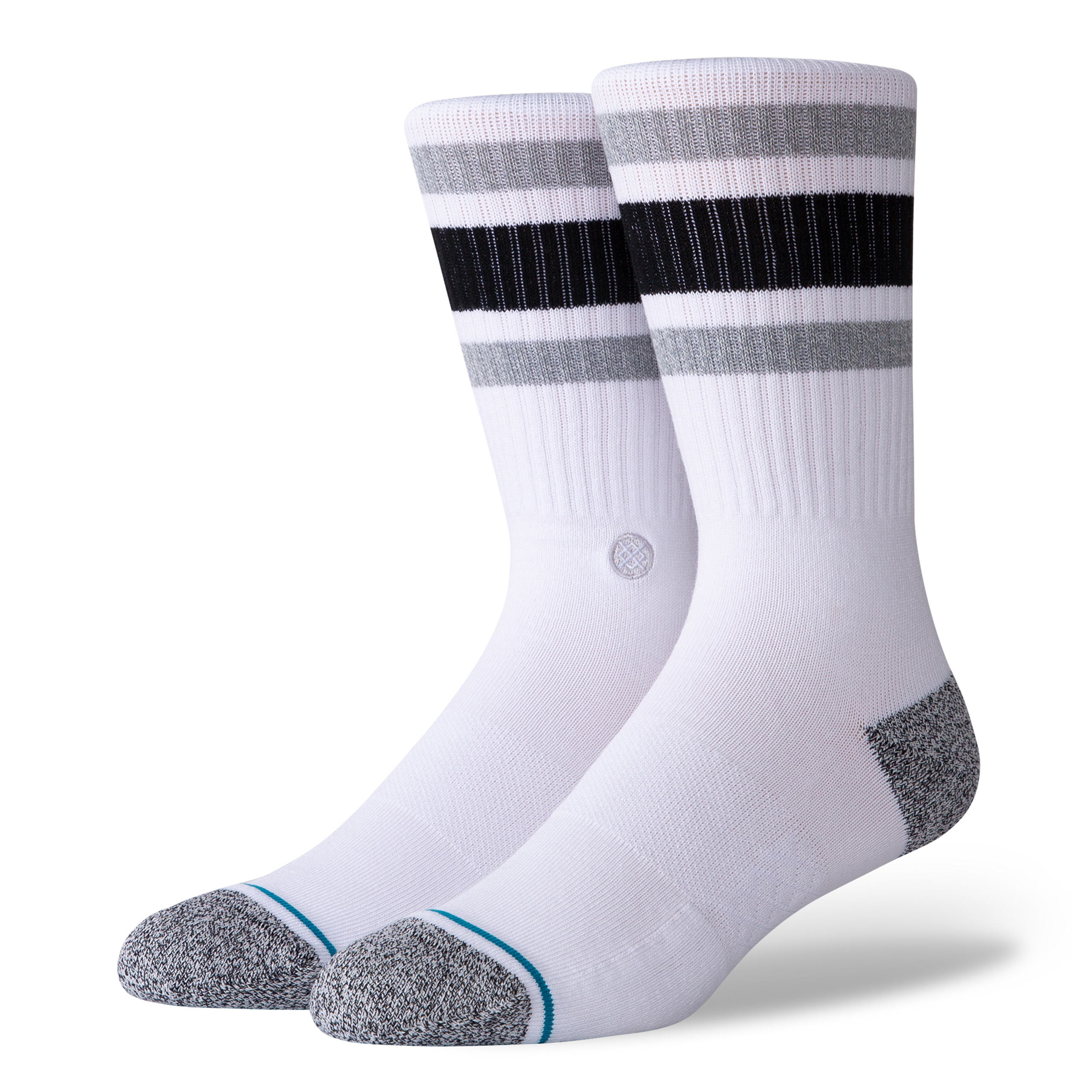 Stance Crew Boyd St Socks (Large, White)
