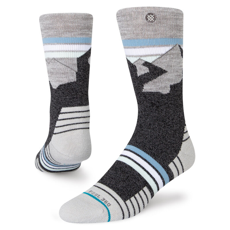 Stance Camp Phelan Crew Socks (Small, Grey)