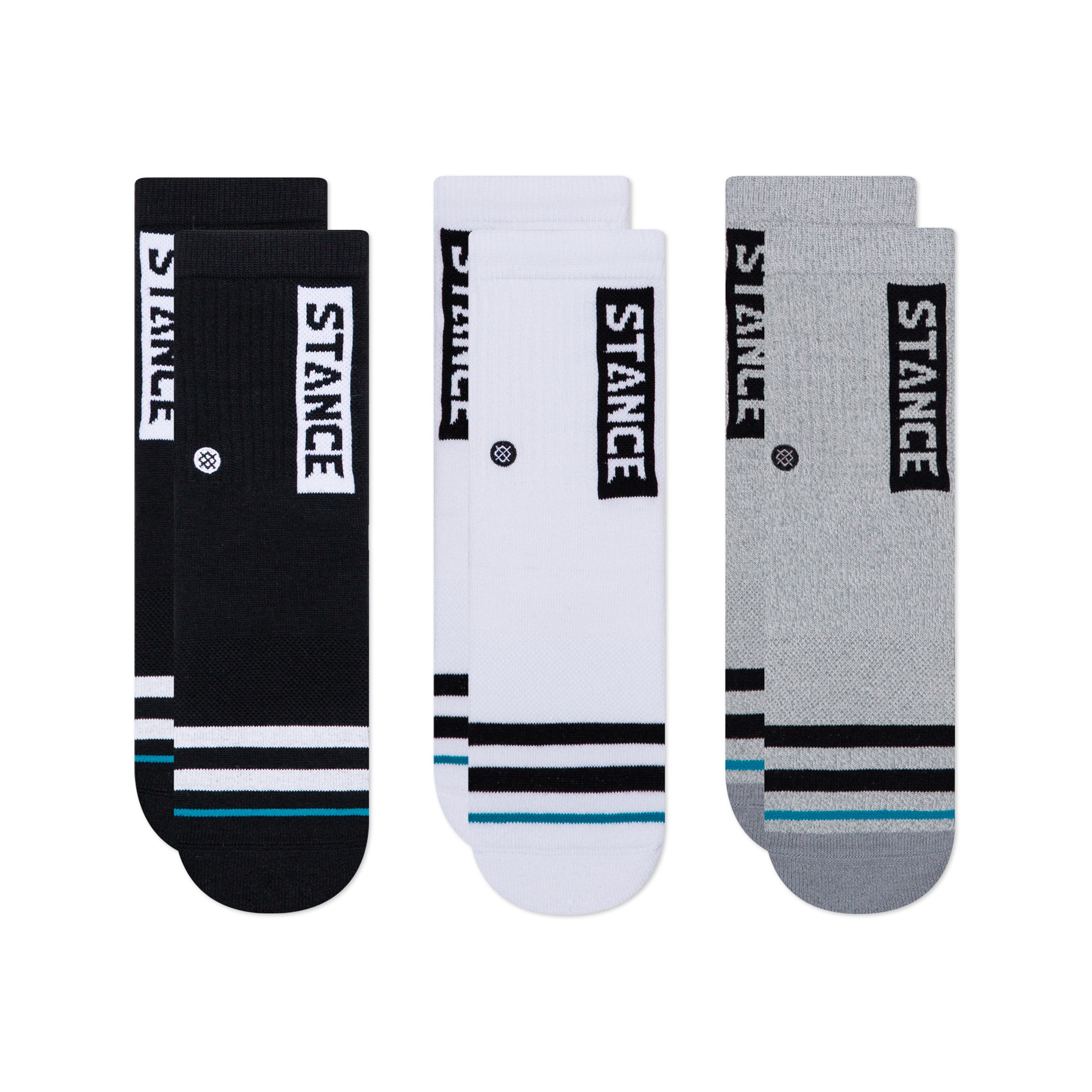 Stance Crew OG St Kids Socks [3 Pack] (Large)