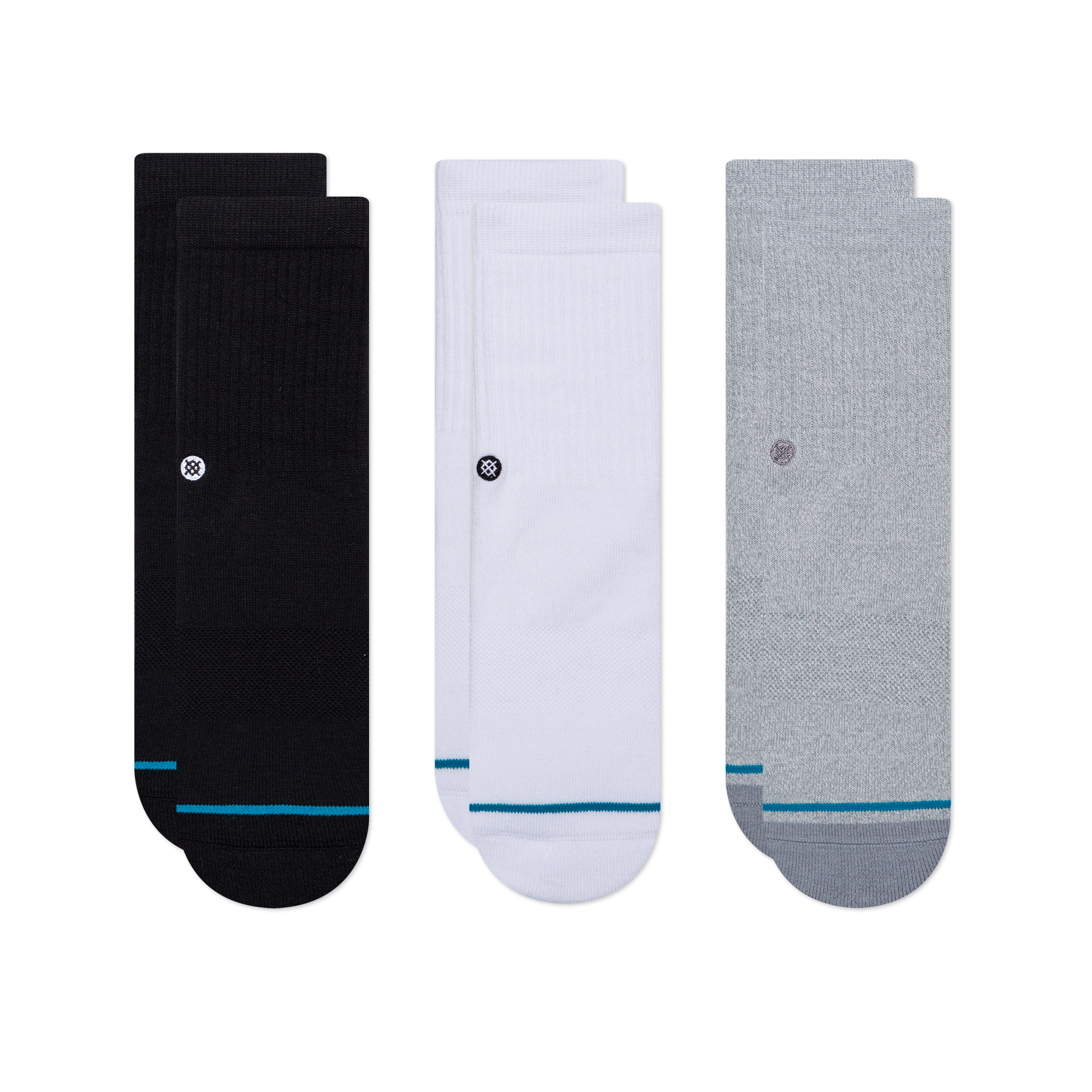 Stance Crew Icon St Kids Socks [3 Pack] (Large)