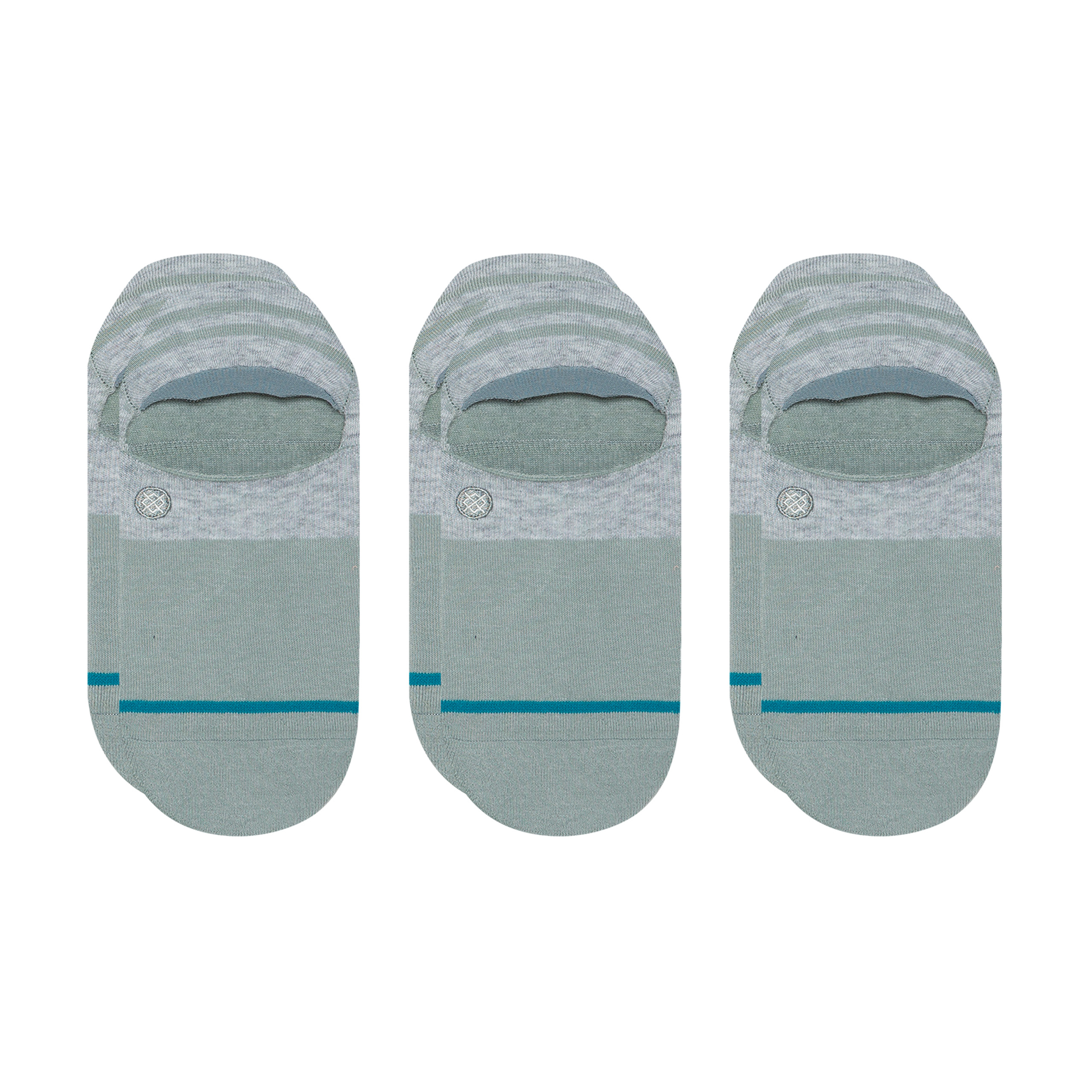 Stance No Show Gamut [3 Pack] (Large, Grey Heather)