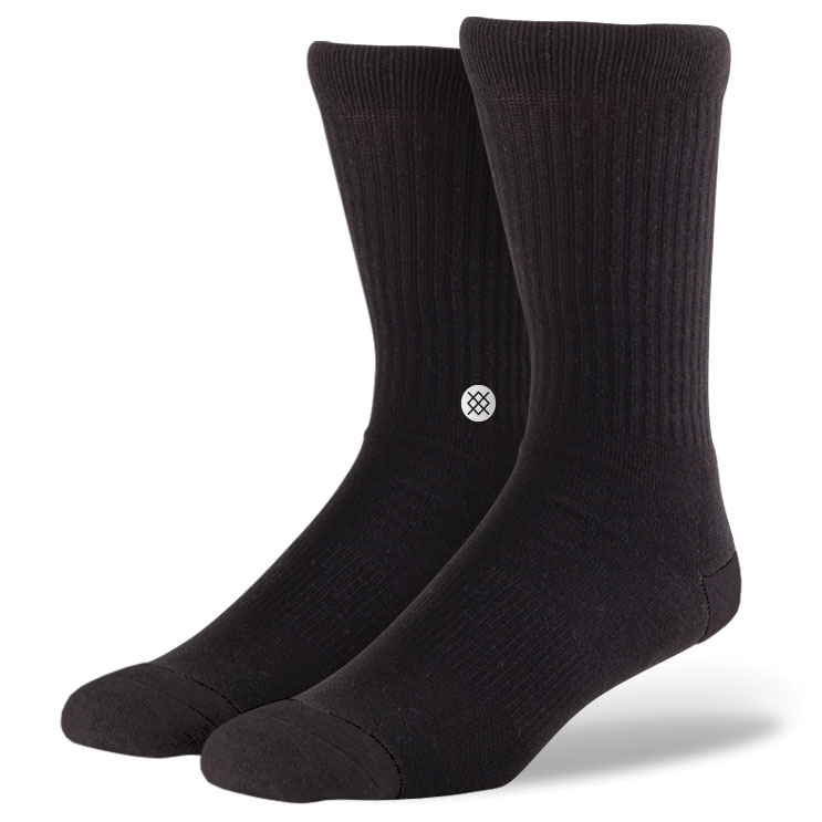 Stance Men's ICON Crew, Black, Large