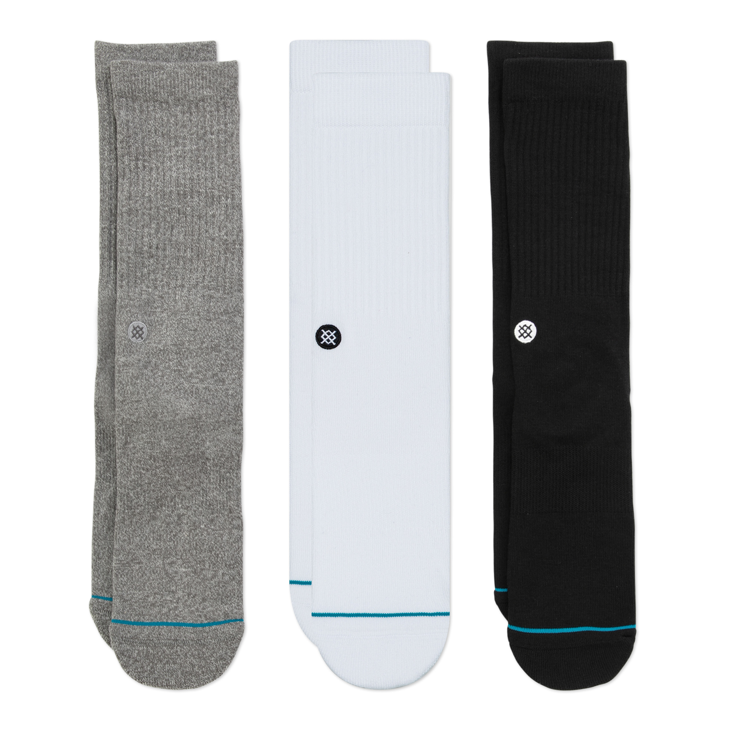 Stance Crew Icon Socks [3 pack] (Large)