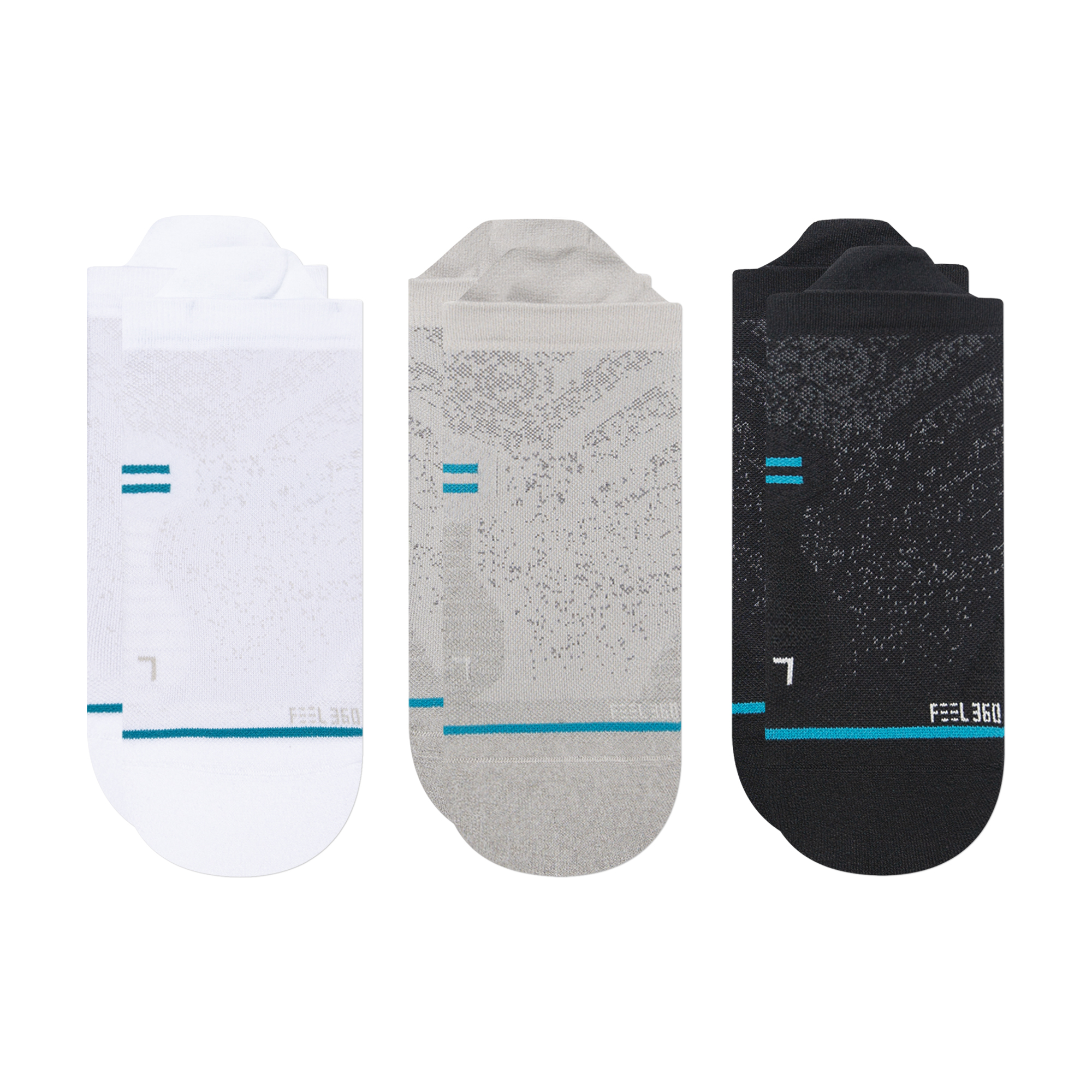 Stance Run Light Tab 3 Pack Socks (Medium, Multi)