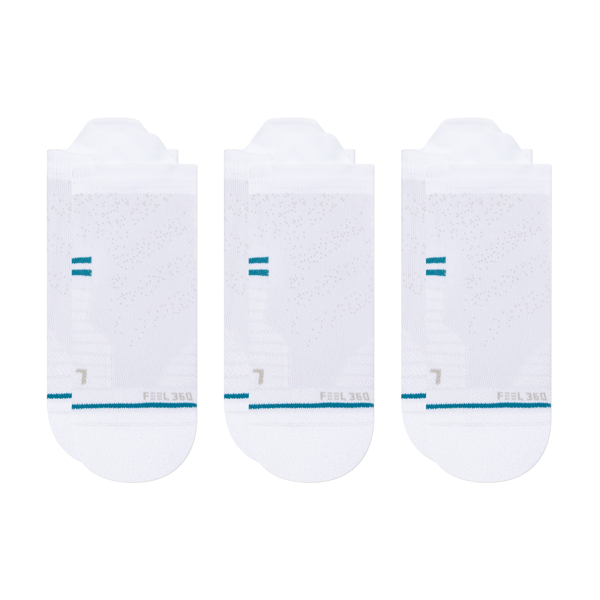 Stance Athletic Tab 3 Pack Socks (Medium, White)