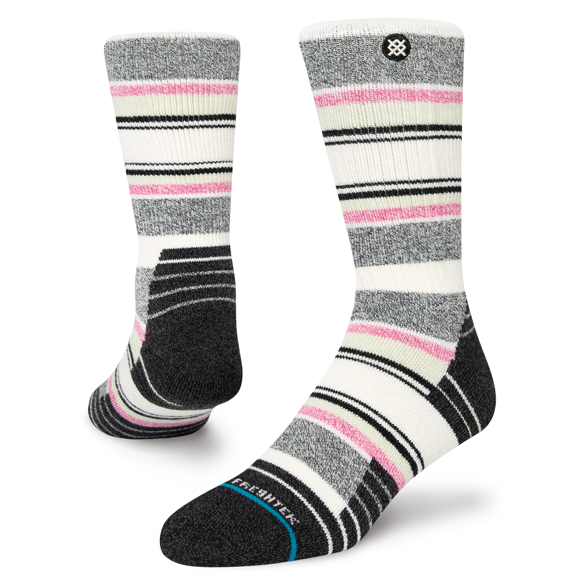 Stance Pack It Up Crew Socks (Small, Black)