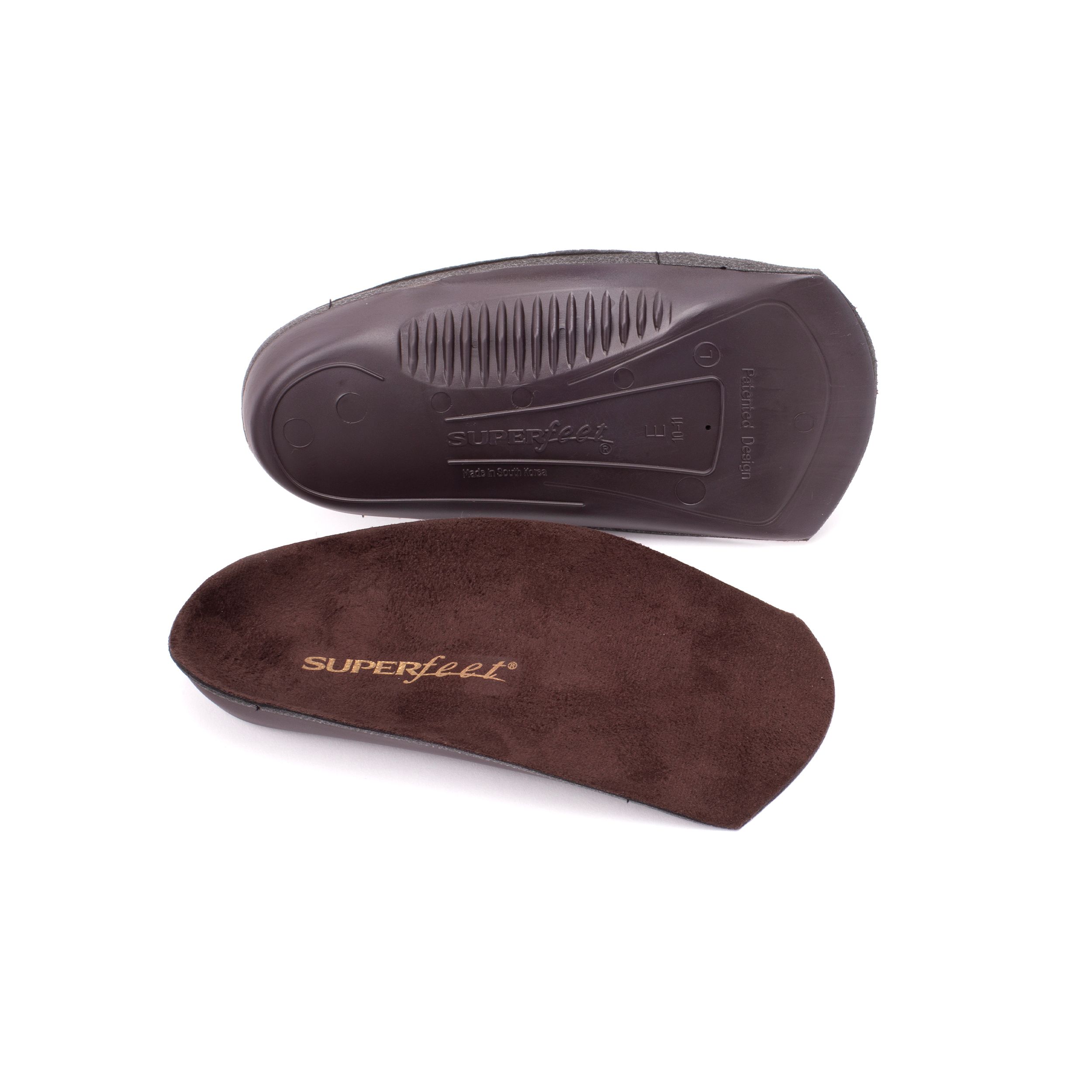 Superfeet EASYFIT Comfort Orthotic Inserts, For Dress Shoes, Java, 13.5-15, Men